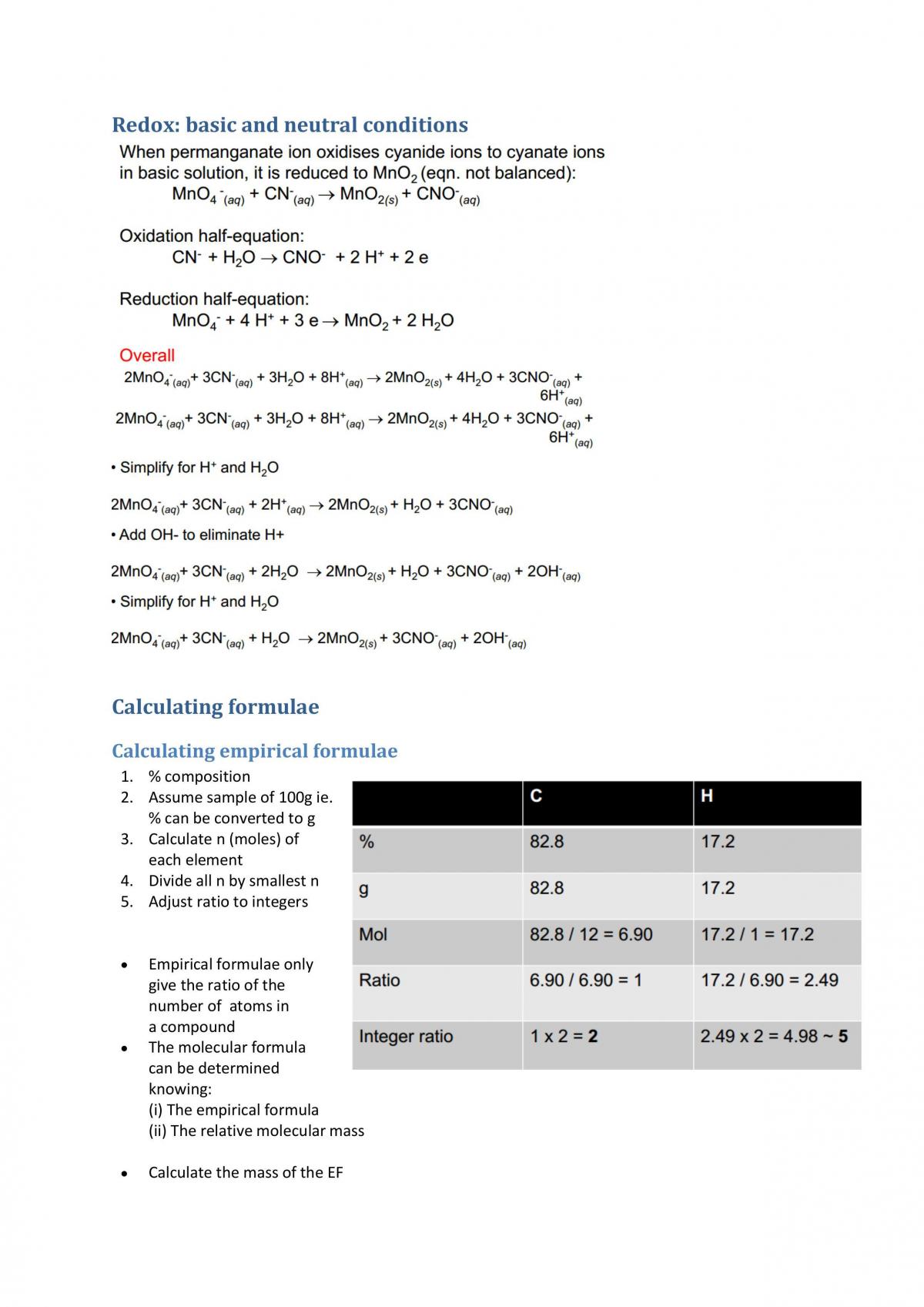 Chemistry 1 Complete Notes  - Page 12