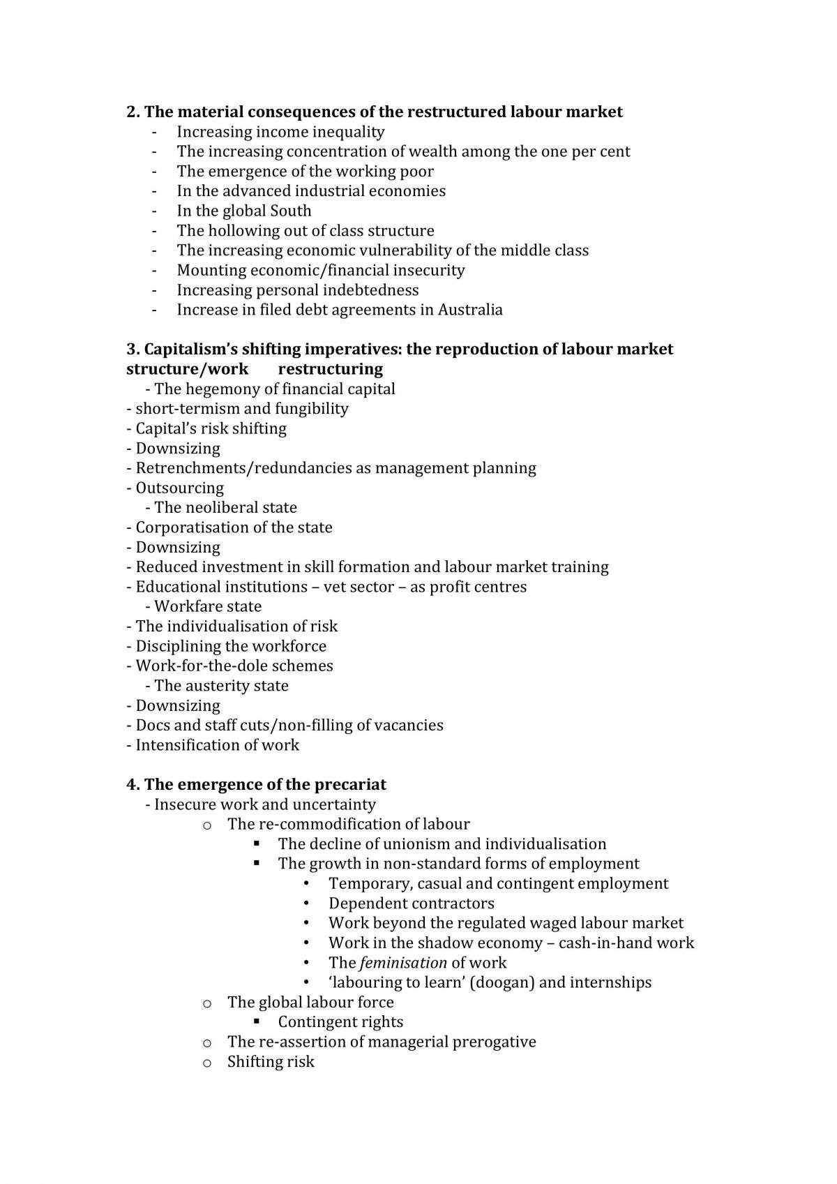 Globalisation and Labor Full Course Notes - Page 11