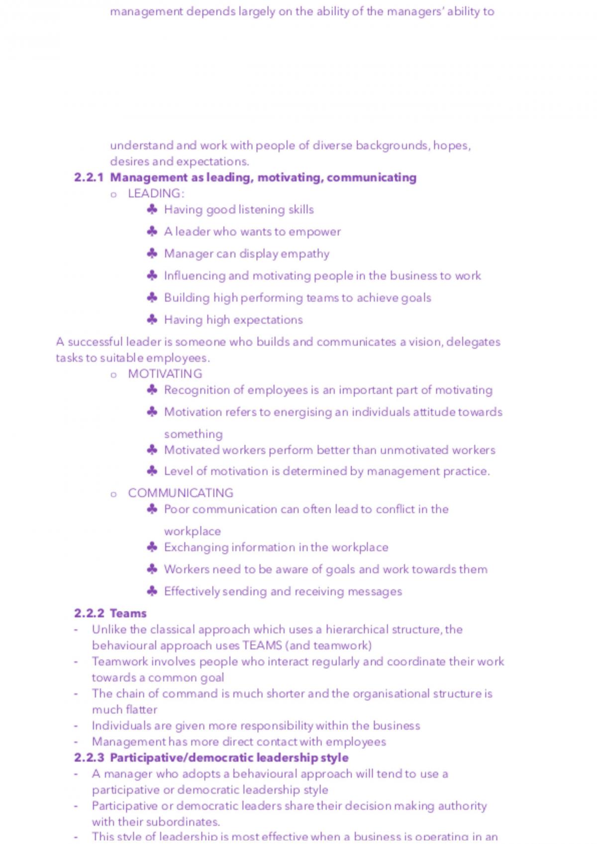 Business Studies Notes - Prelim Notes - Page 17