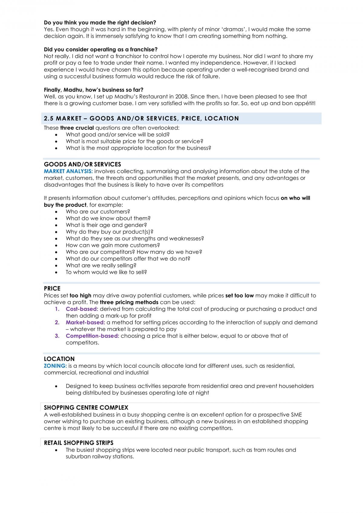 Business Planning Study Notes - Page 15