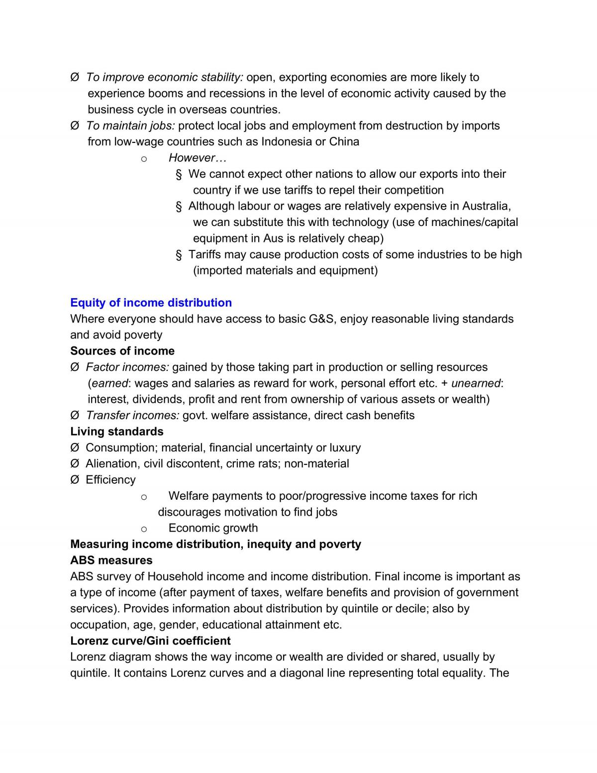 Economics 3/4 Notes - Page 13