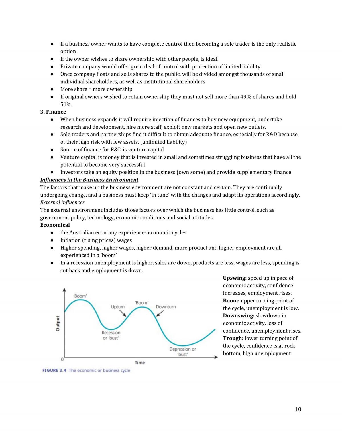 Business Studies Topic 1 Notes - Page 11