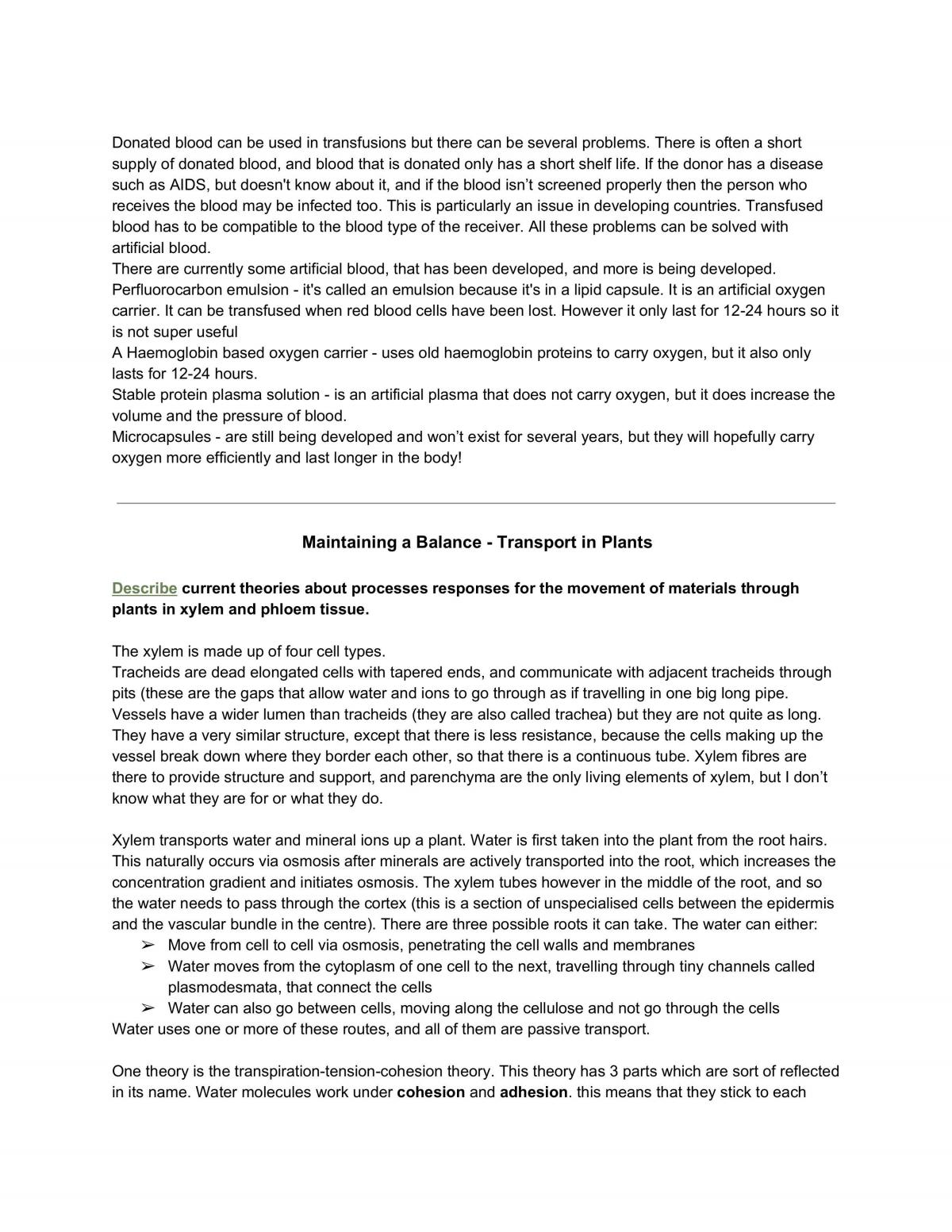 Maintaining a Balance Notes - Page 10