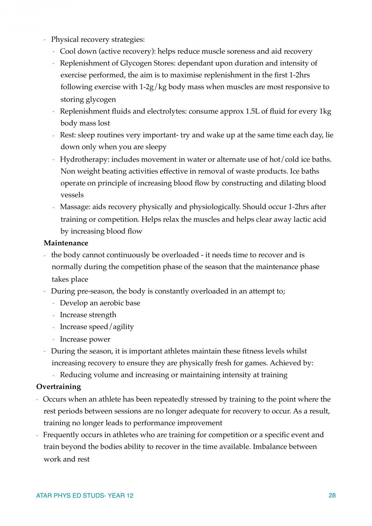 PDHPE Complete Study Notes - Page 28