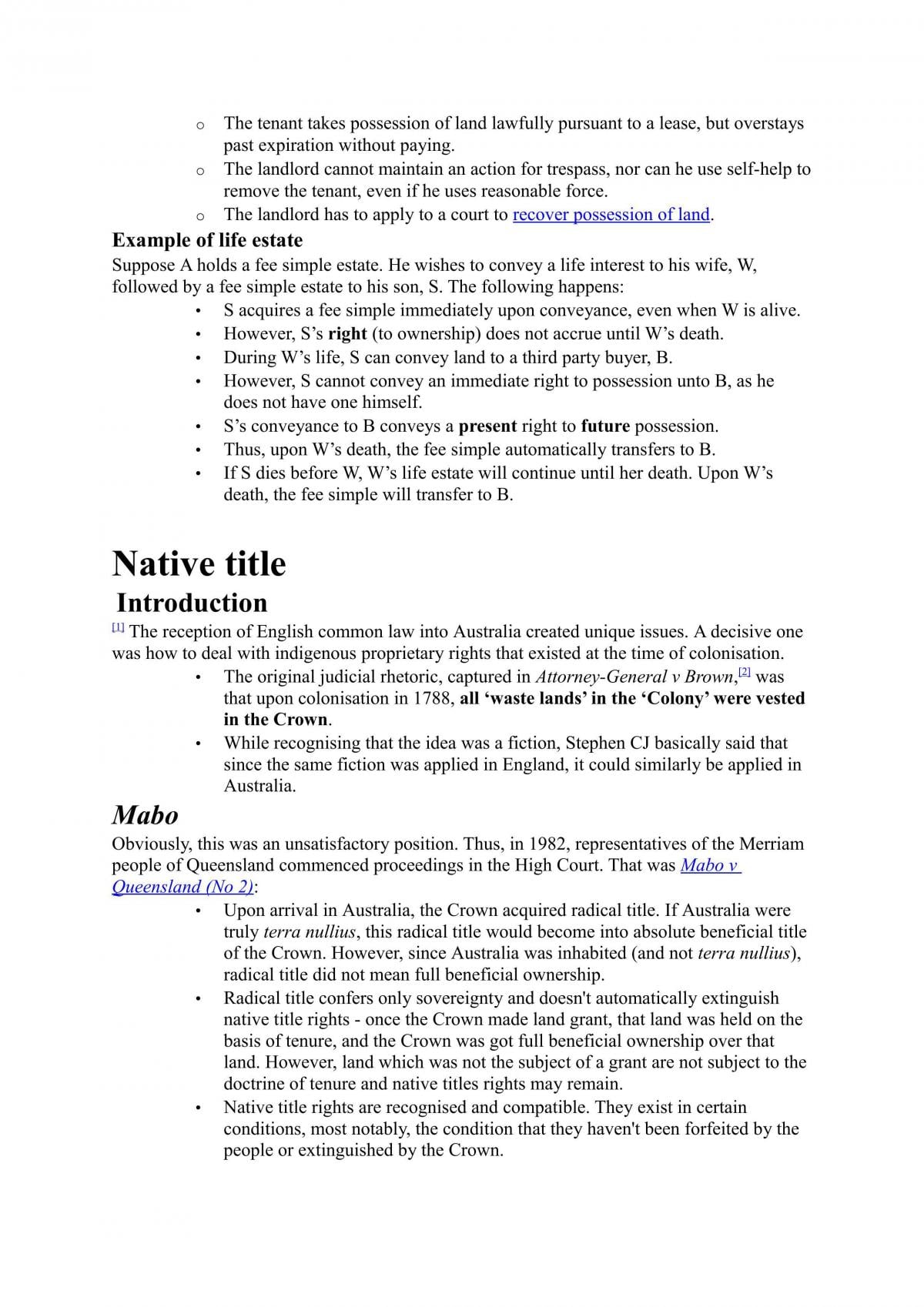property, equity, trust summary notes - Page 28