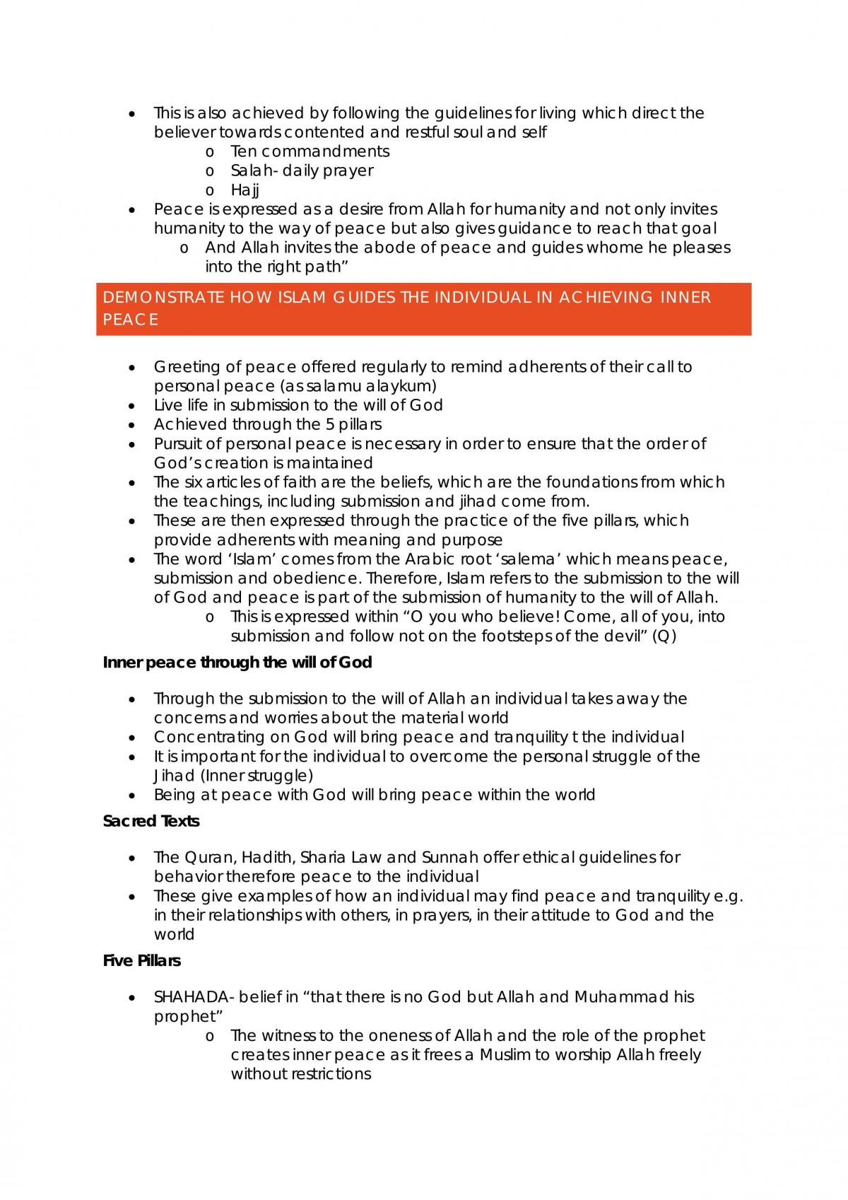 Complete Studies of Religion Notes - Page 23