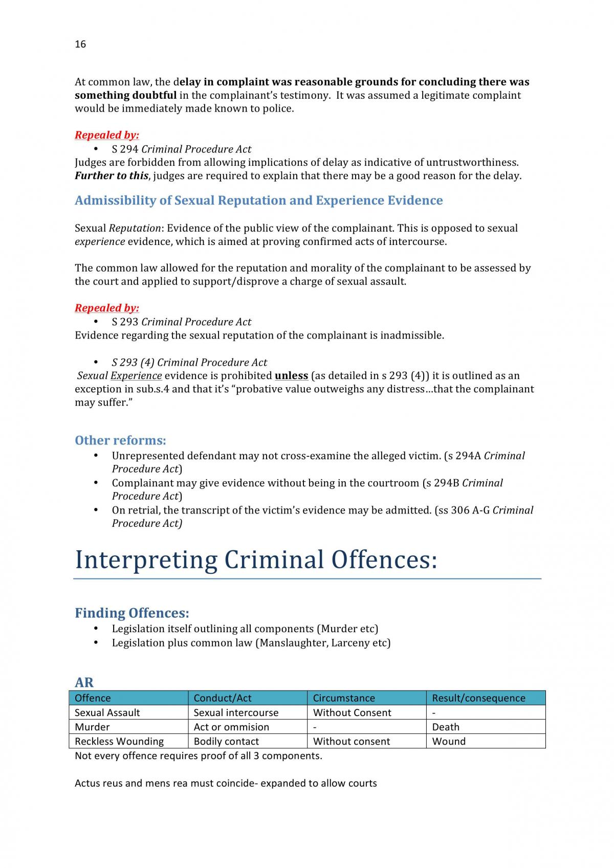 Criminal A Notes - Page 15