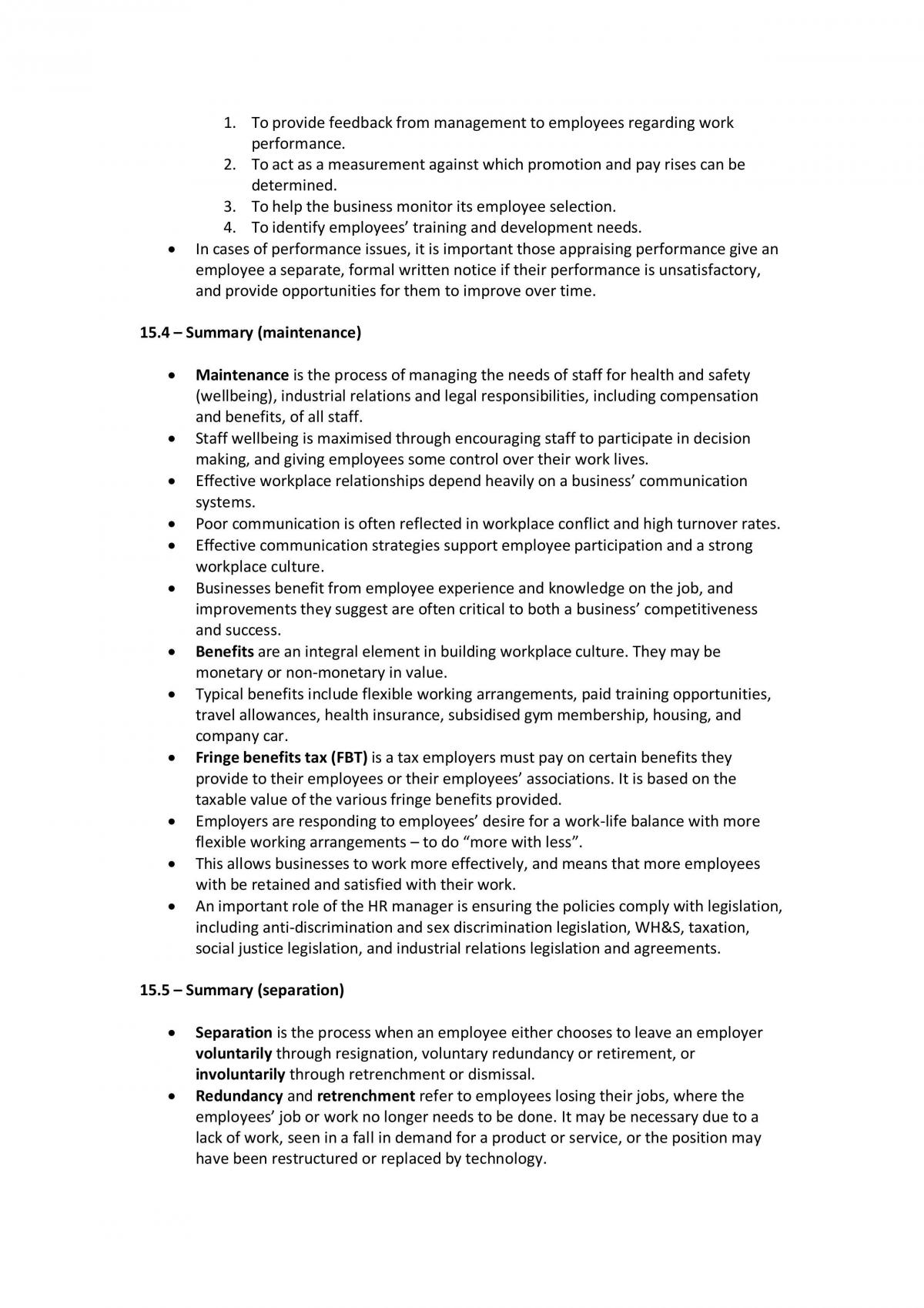 Business Studies Complete Human Resources Notes - Page 13