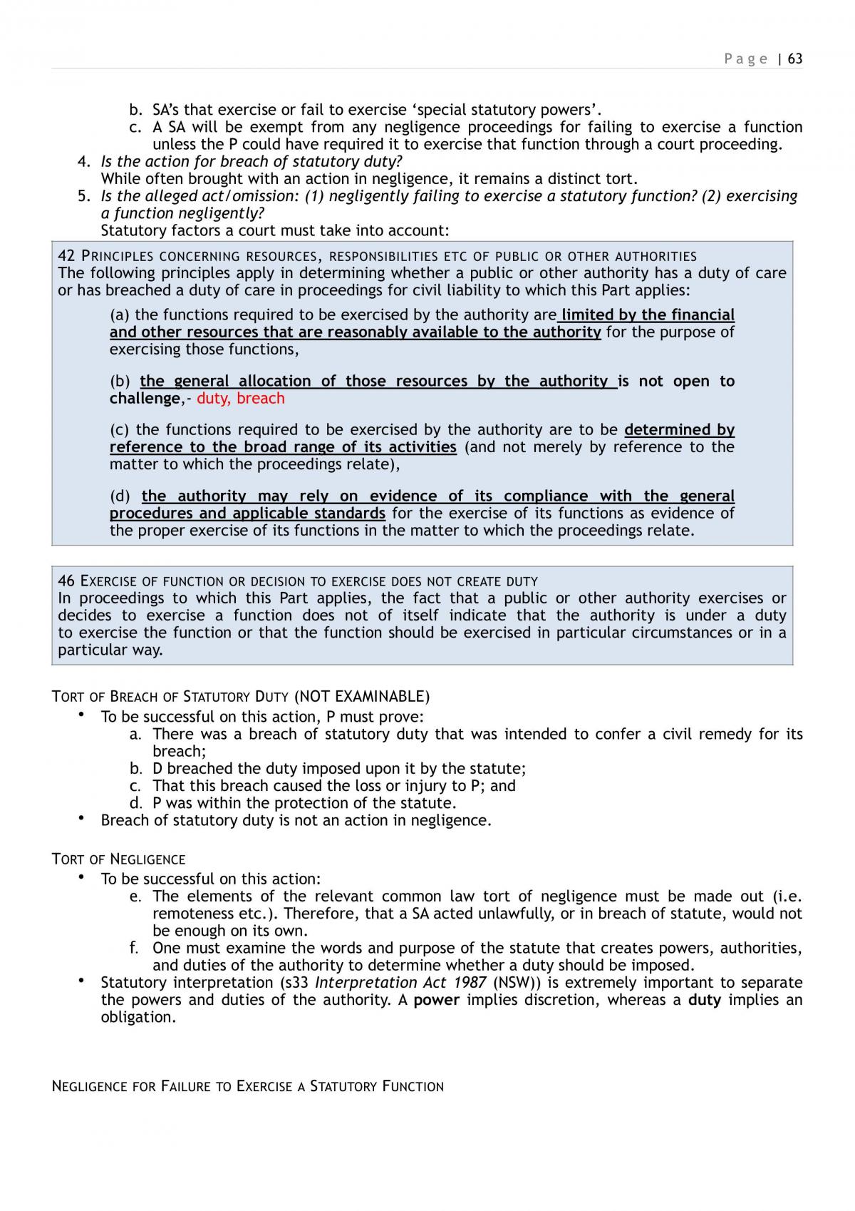 full torts notes - Page 63