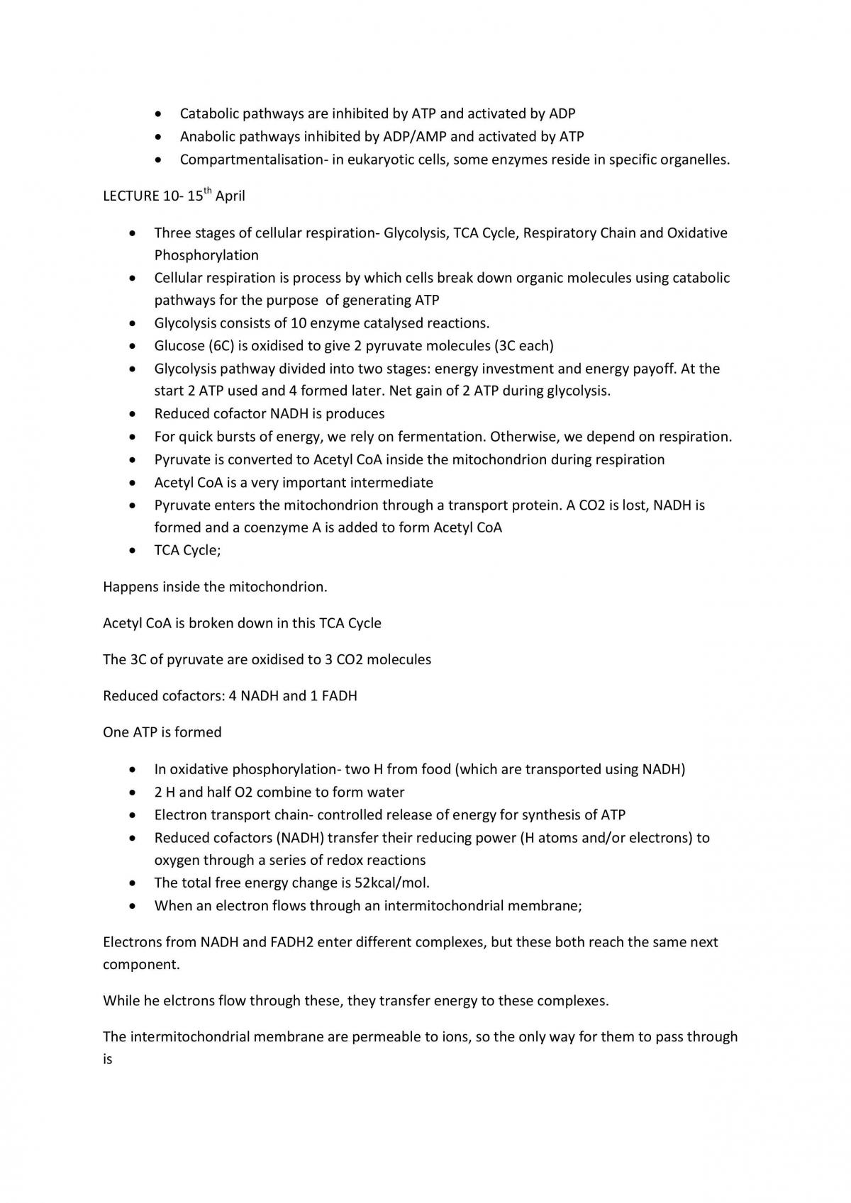 BABS1201 lecture and study notes - Page 14