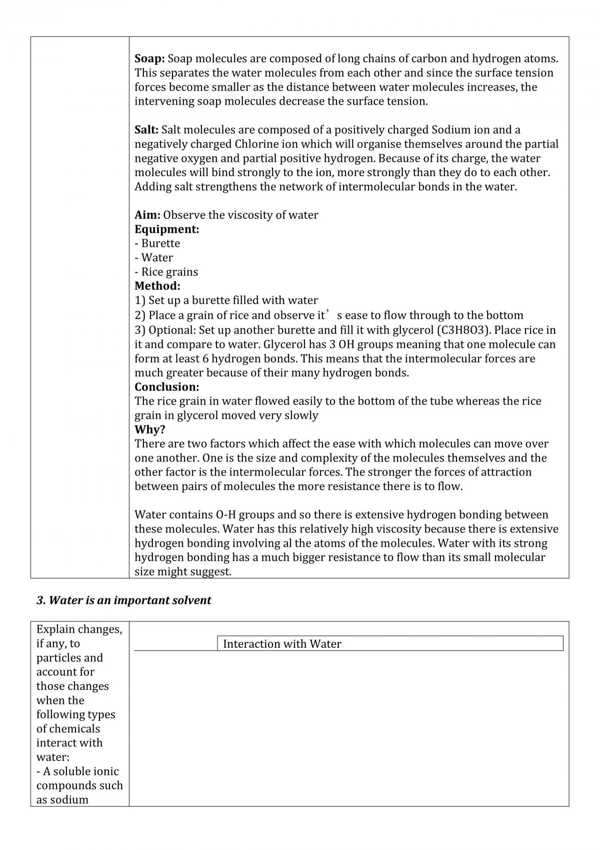 Preliminary Chemistry Water Topic - Page 13