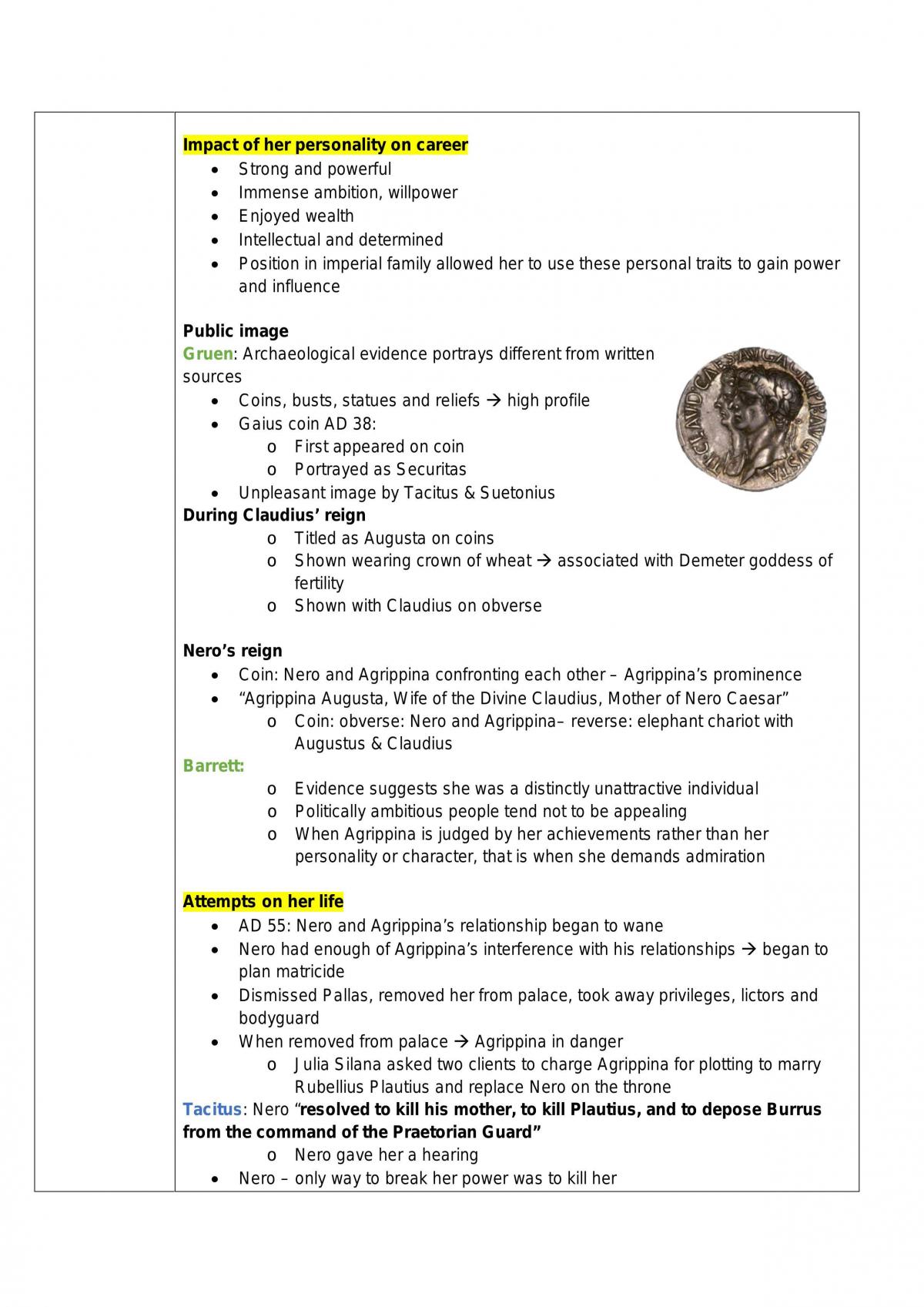 Agrippina the Younger Notes - Page 11