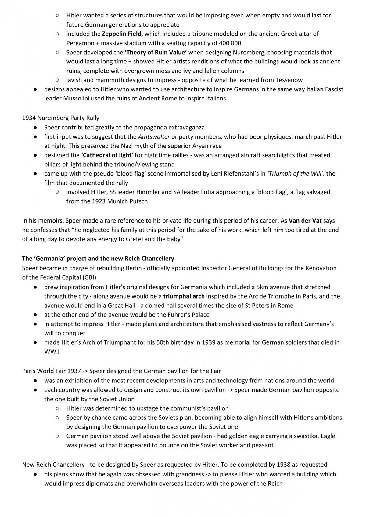Albert Speer Topic Notes - Page 11