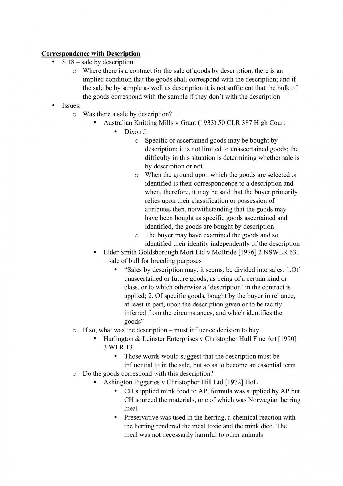Foundations of Commercial Law Full Course Notes - Page 32