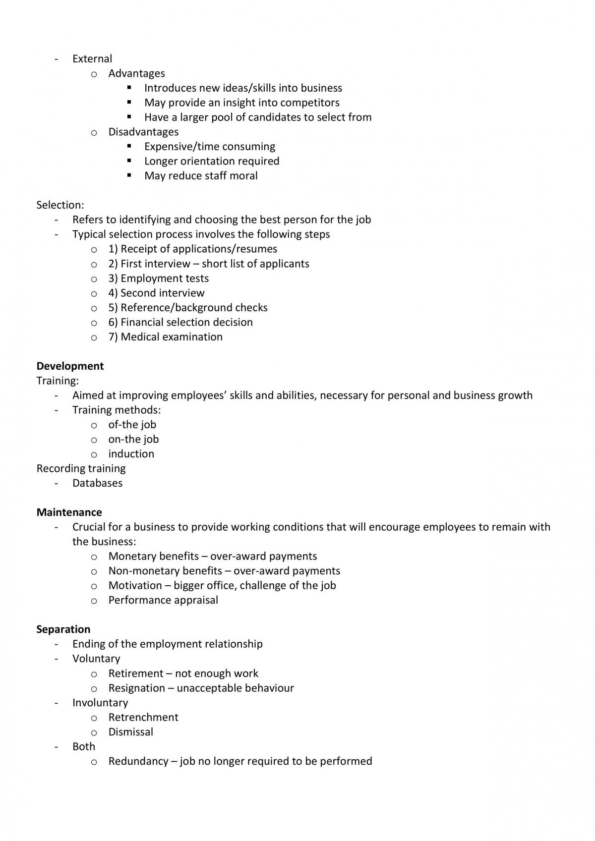 Preliminary Business Studies Notes  - Page 15