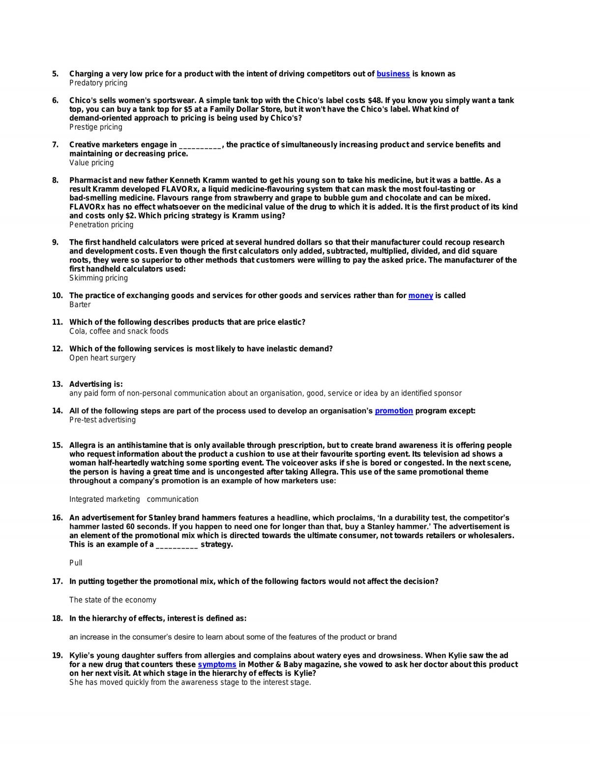 Marketing study notes - Page 10