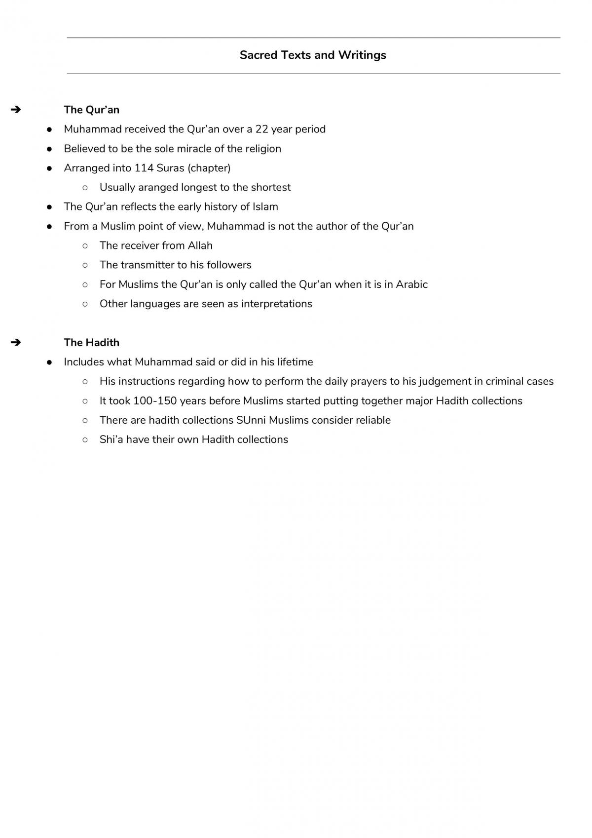 Studies of Religion 1 Preliminary Notes - Page 12