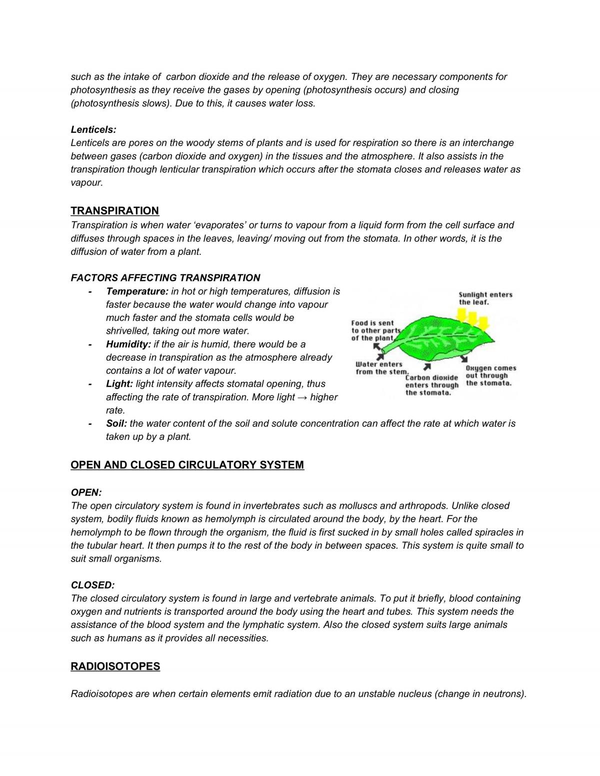 Preliminary Biology Notes - Page 22