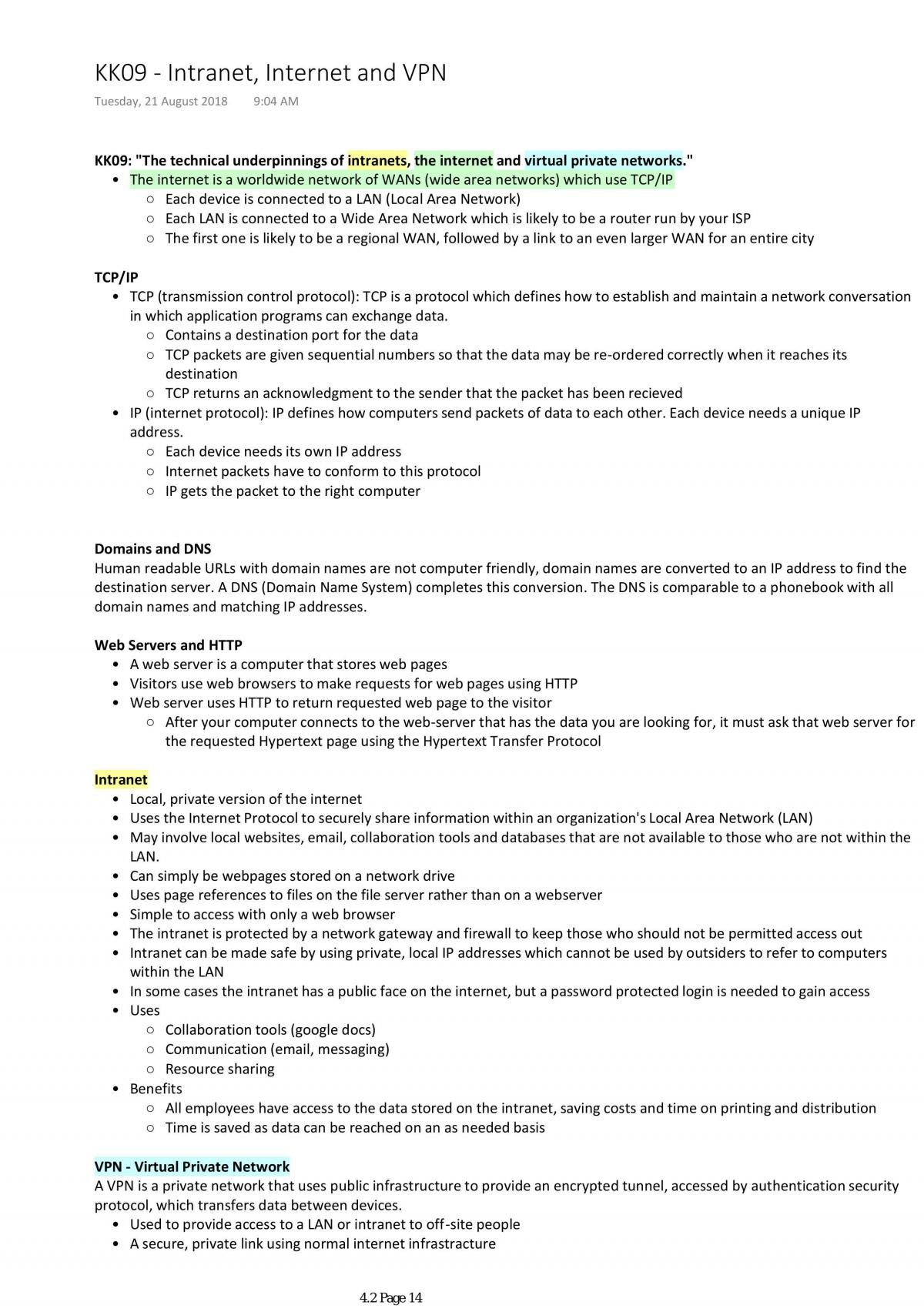 Software Development Unit 4 Outcome 2 Complete Notes - Page 14