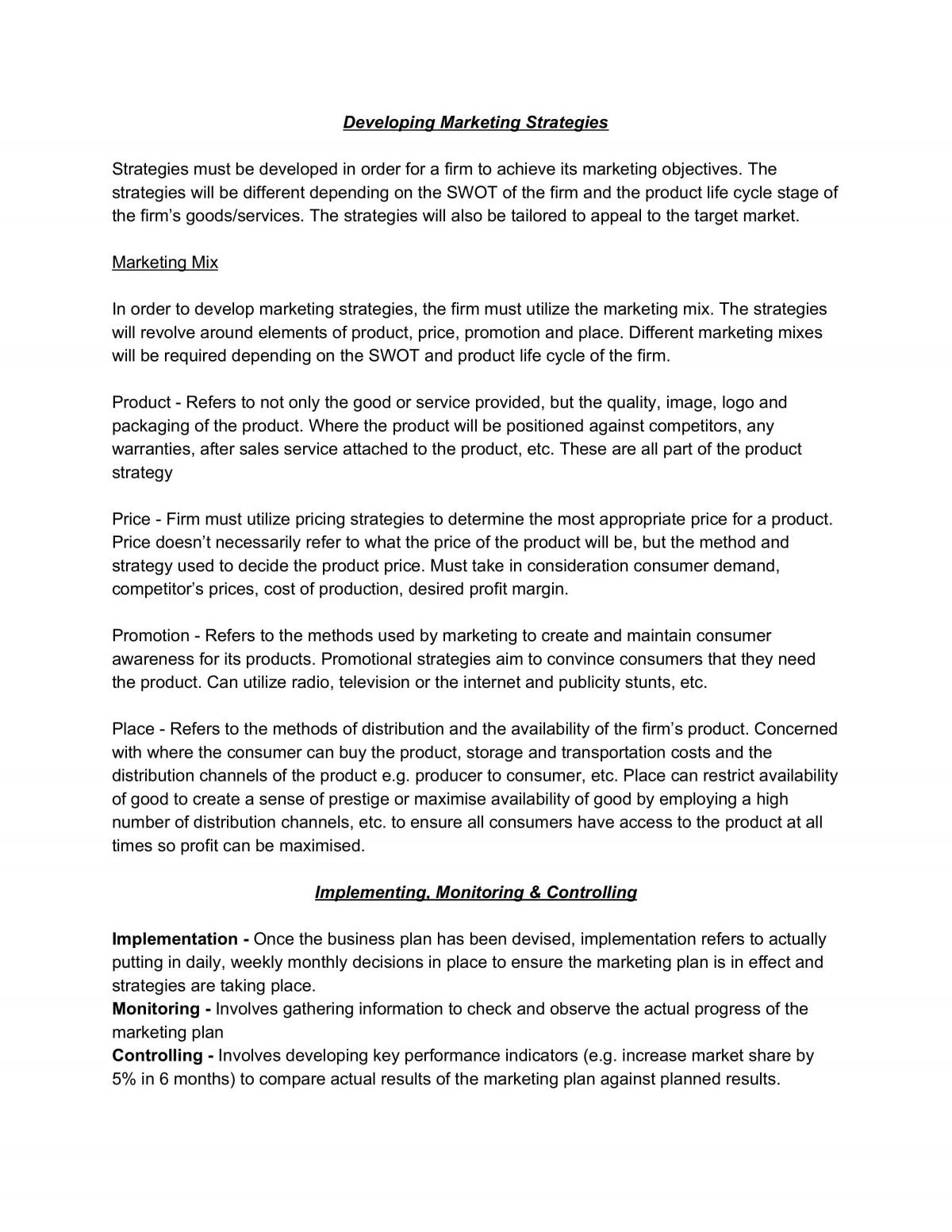 Marketing Notes  - Page 10