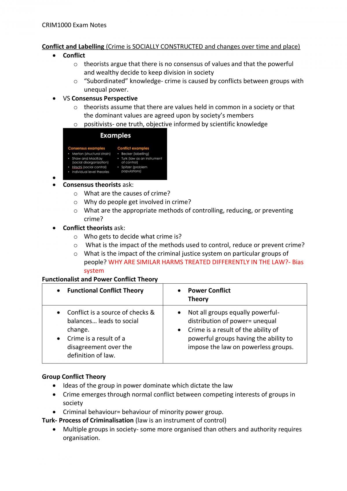 CRIM1000 Complete Study Notes - Page 11