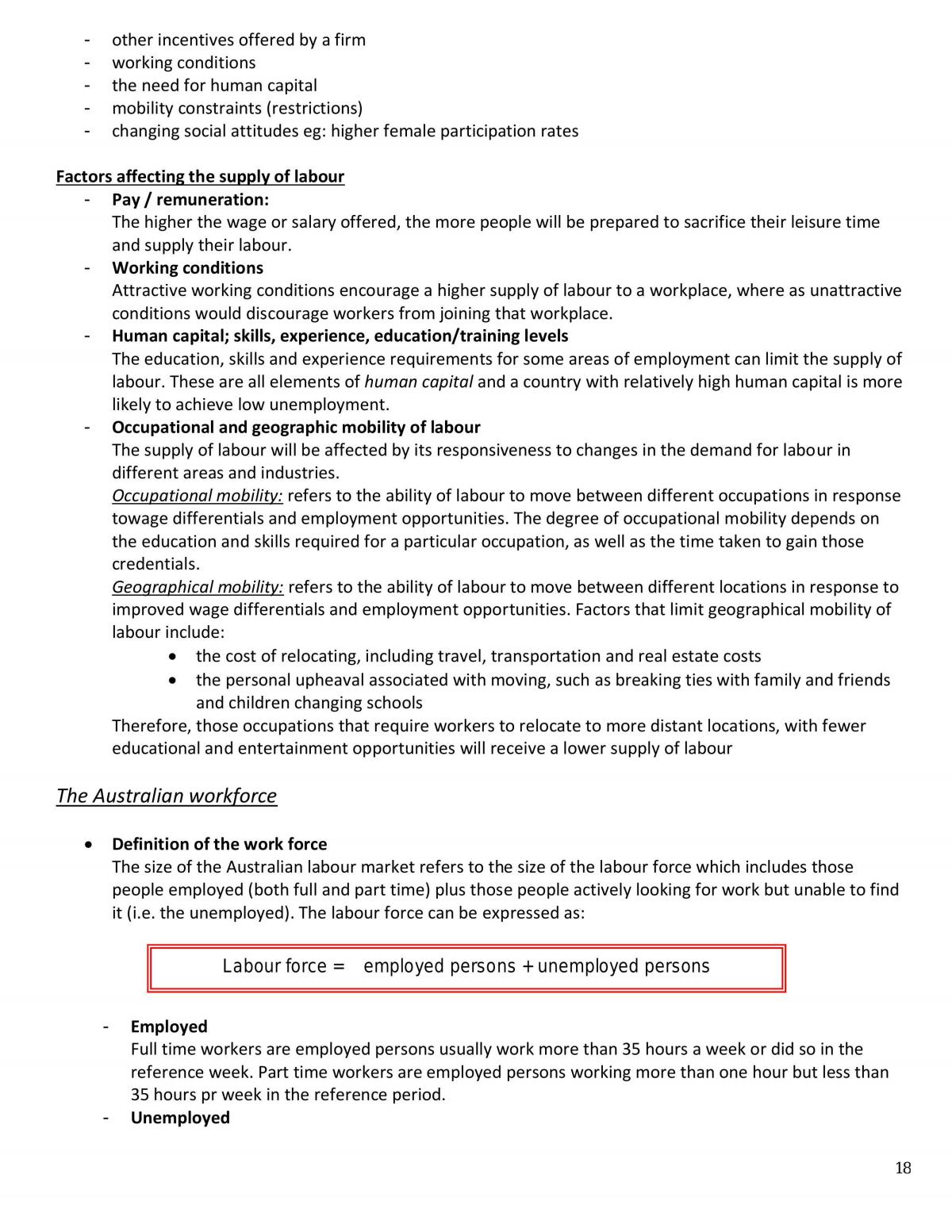 Full Economics Notes Topic 1-6 - Page 18