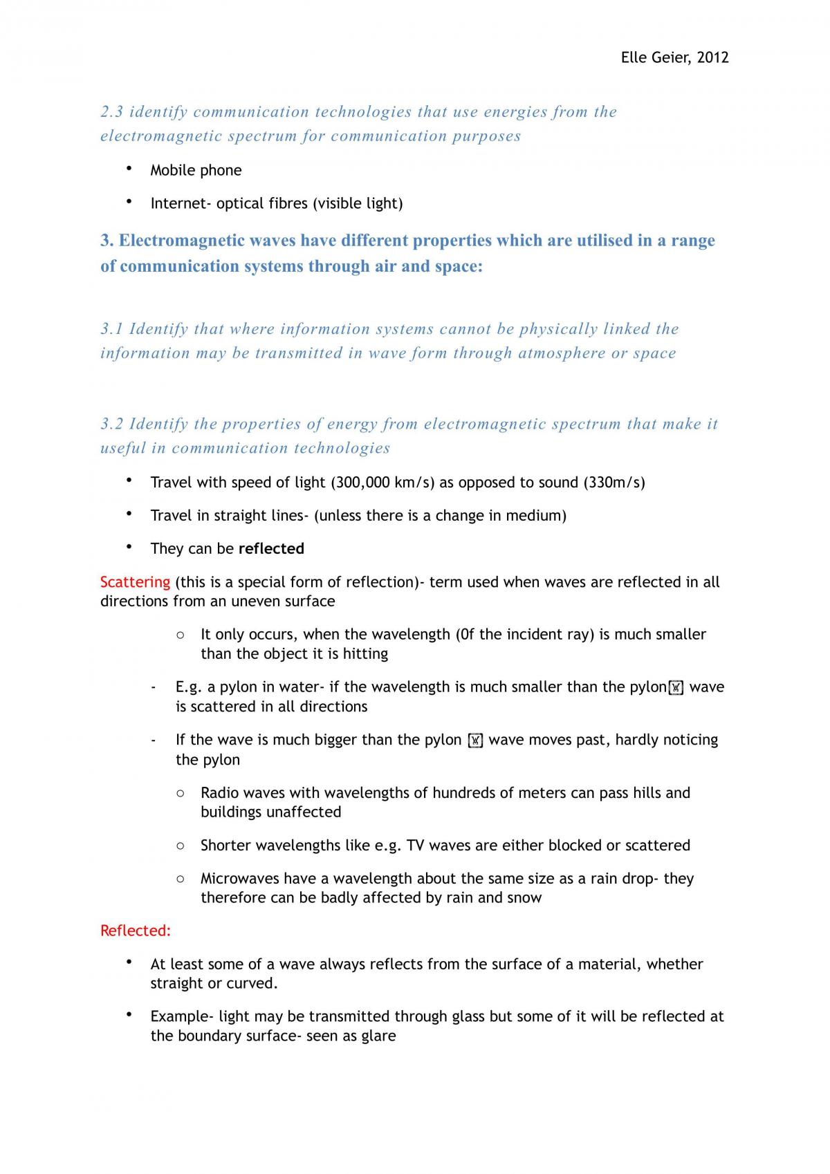 Senior Science Information Systems Full Study Notes - Page 11