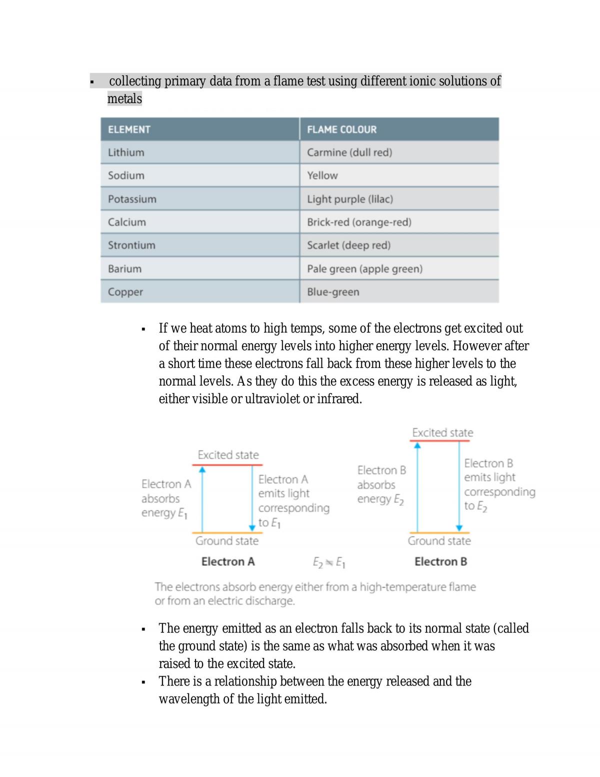 Module 1 Yr11 Chemistry Full Notes - Page 16