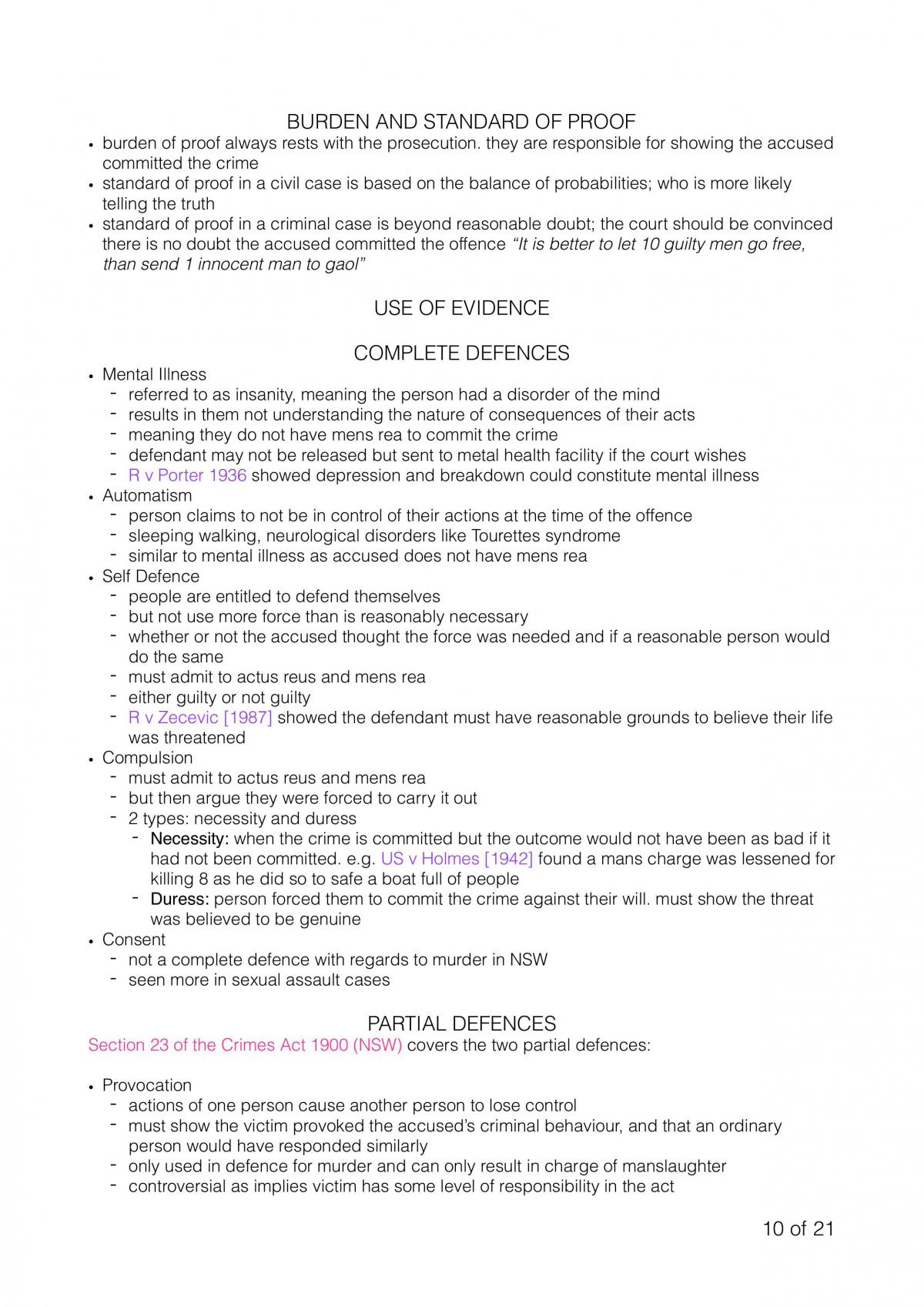Crime Summary Notes - Page 10