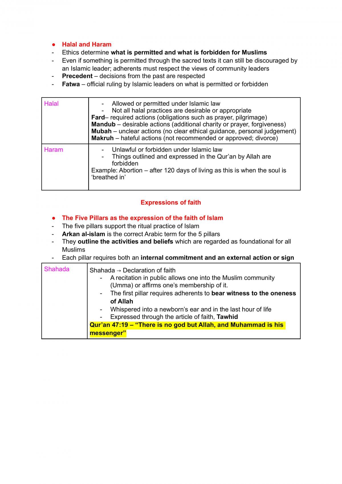 SOR 1 Year 11 Study Notes - Page 12