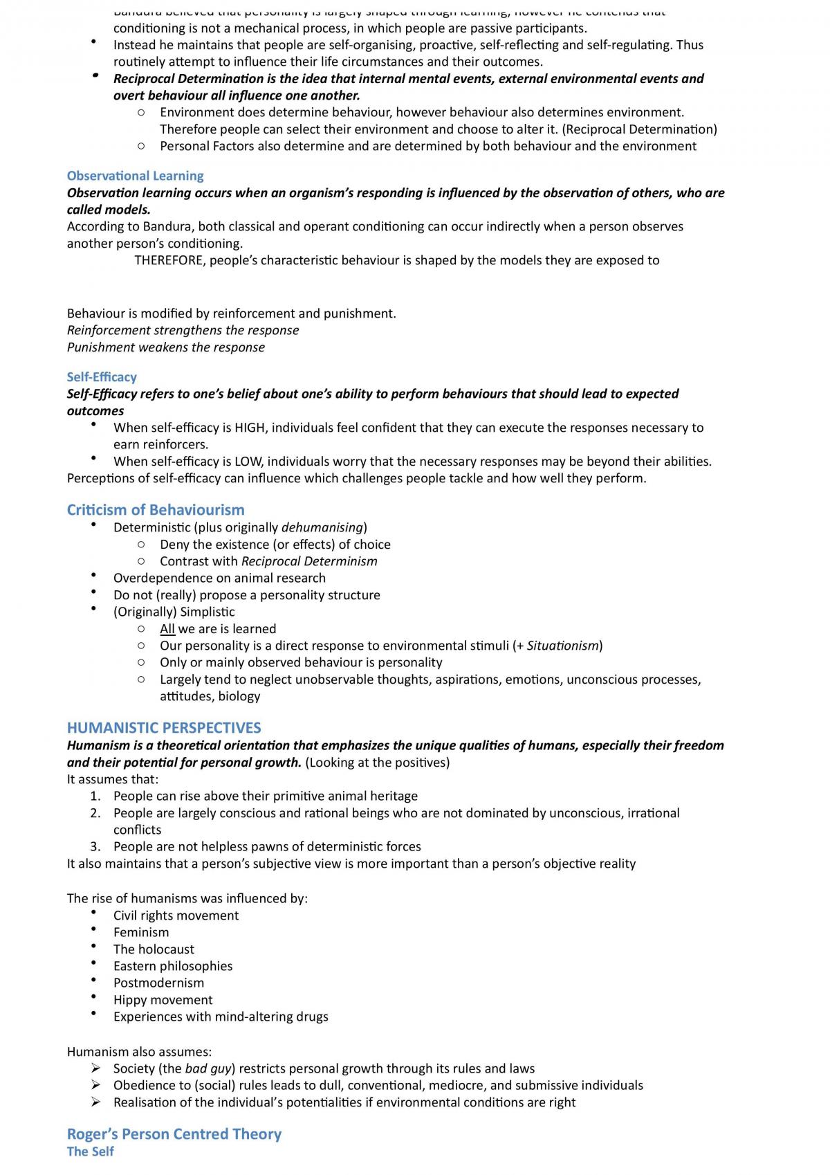 PSYC1001 Notes - Page 16