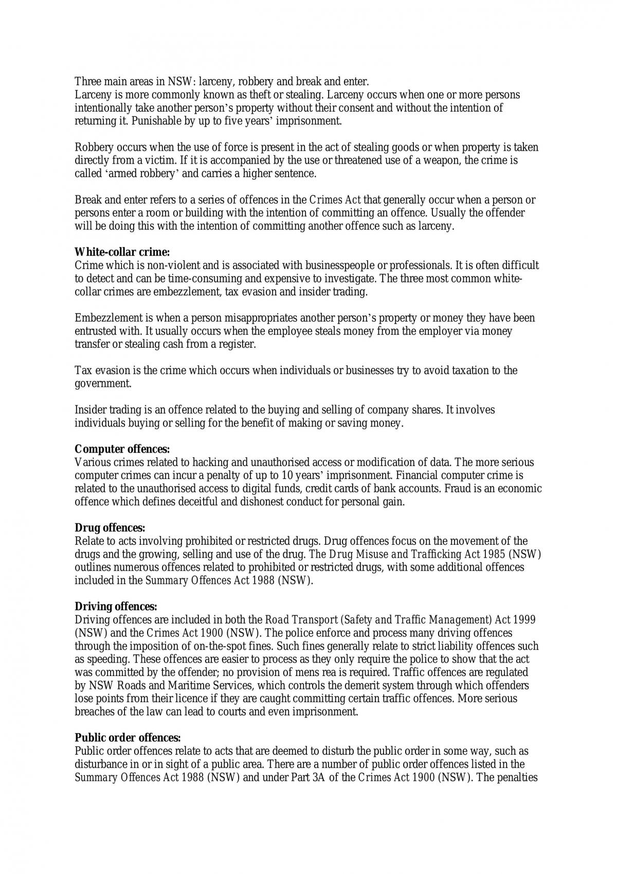 Crime Summary - Page 2