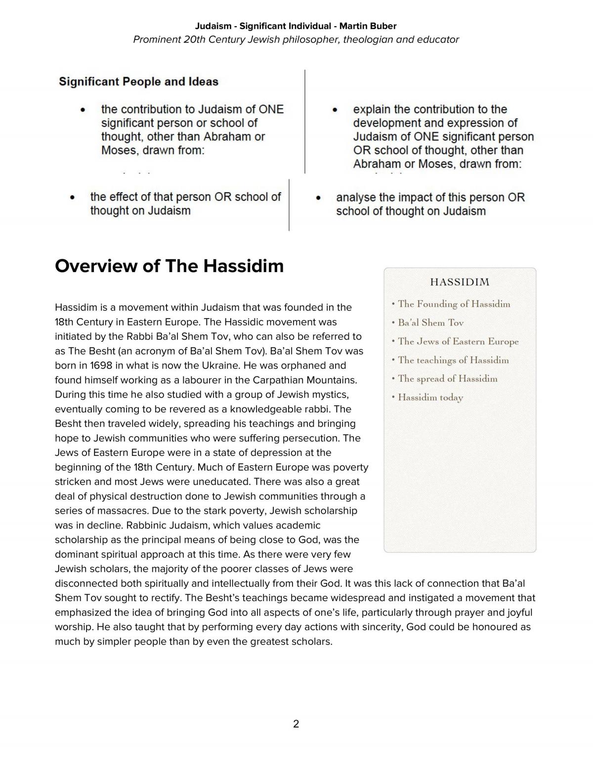 Matrin Buber Notes - Page 2