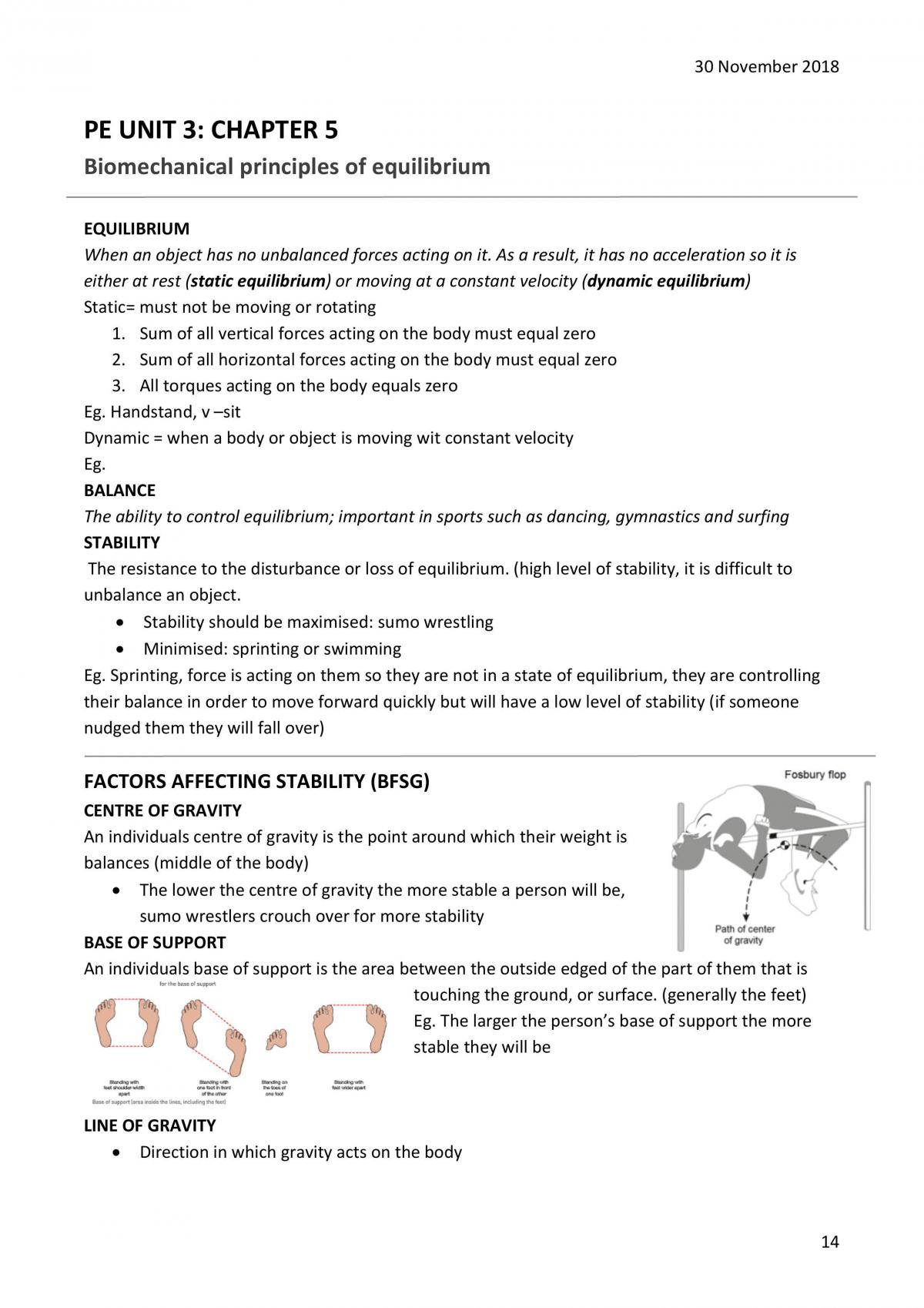 PE AOS 1 Complete Study Notes  - Page 14
