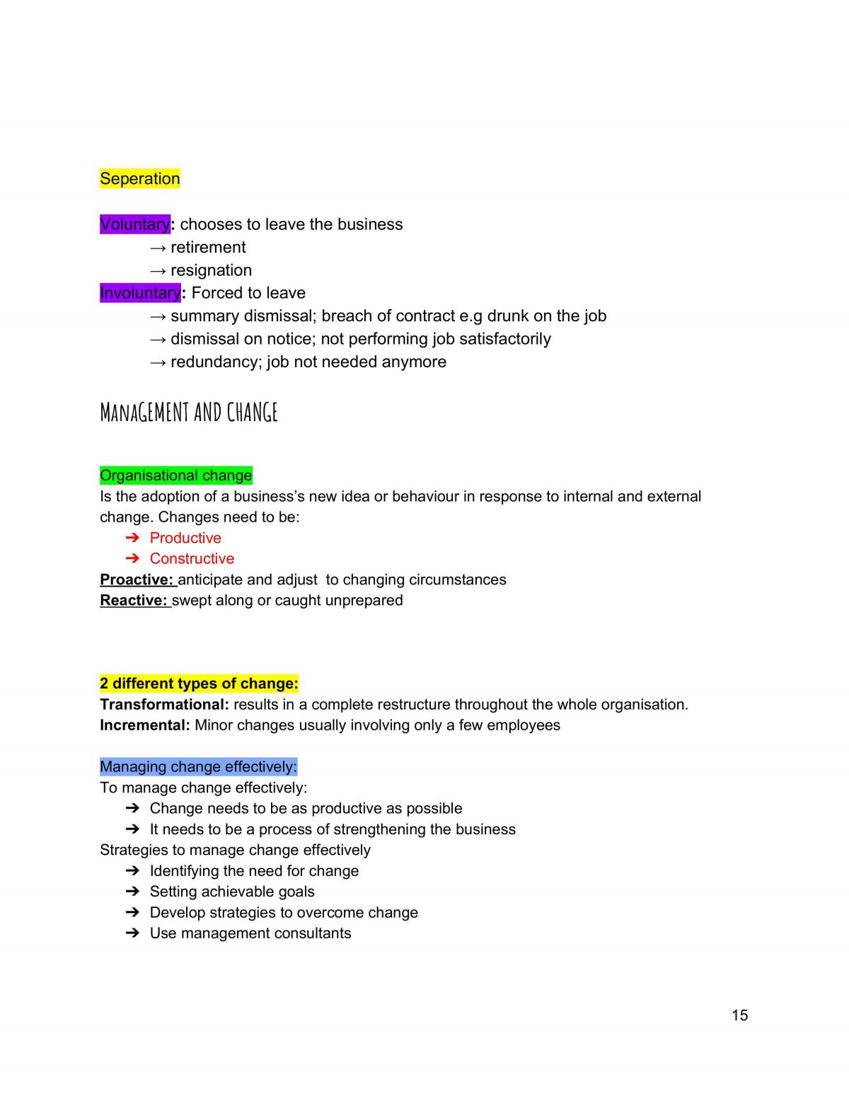 Business Studies Study Notes - Page 15