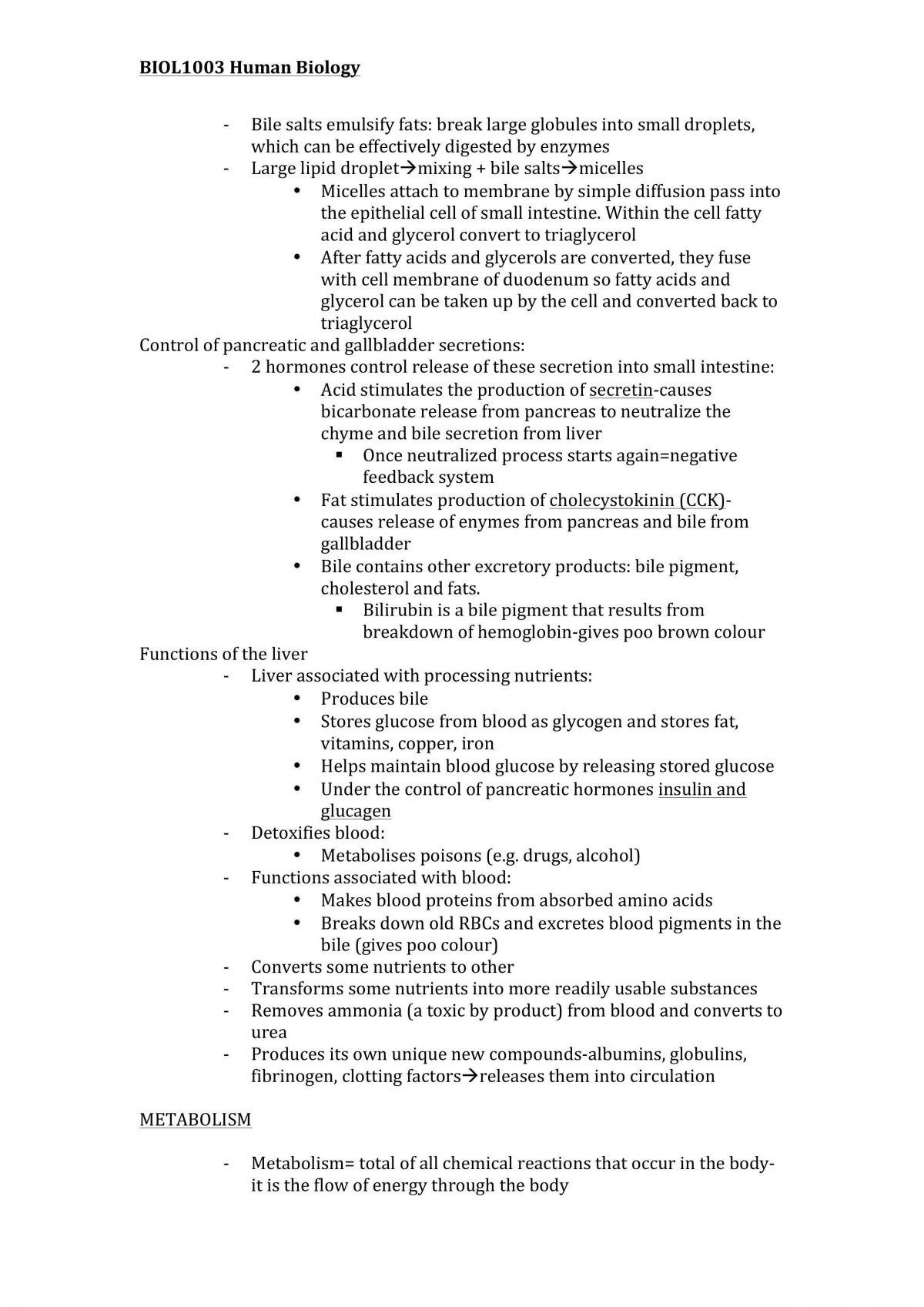 BIOL1003 notes (L1-19) - Page 26