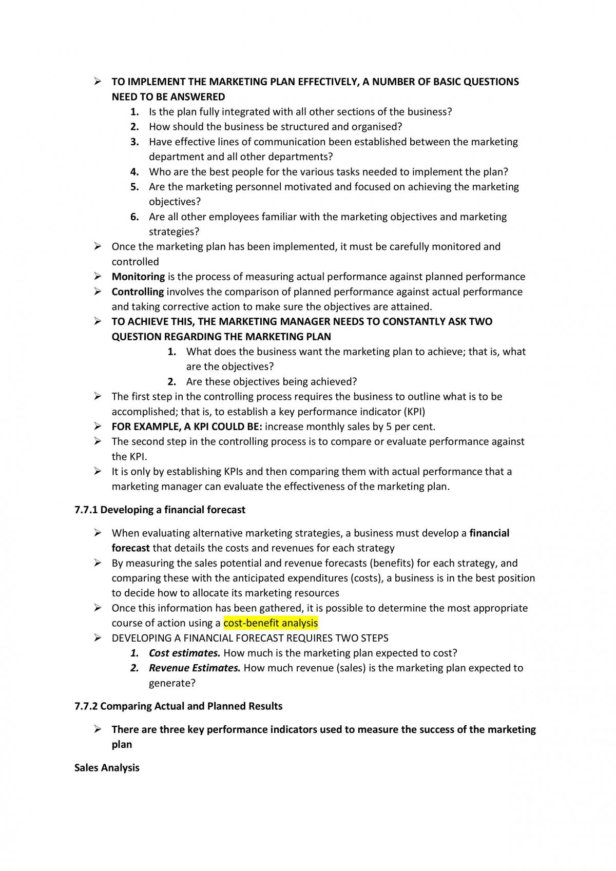 Business Studies Notes  - Page 18