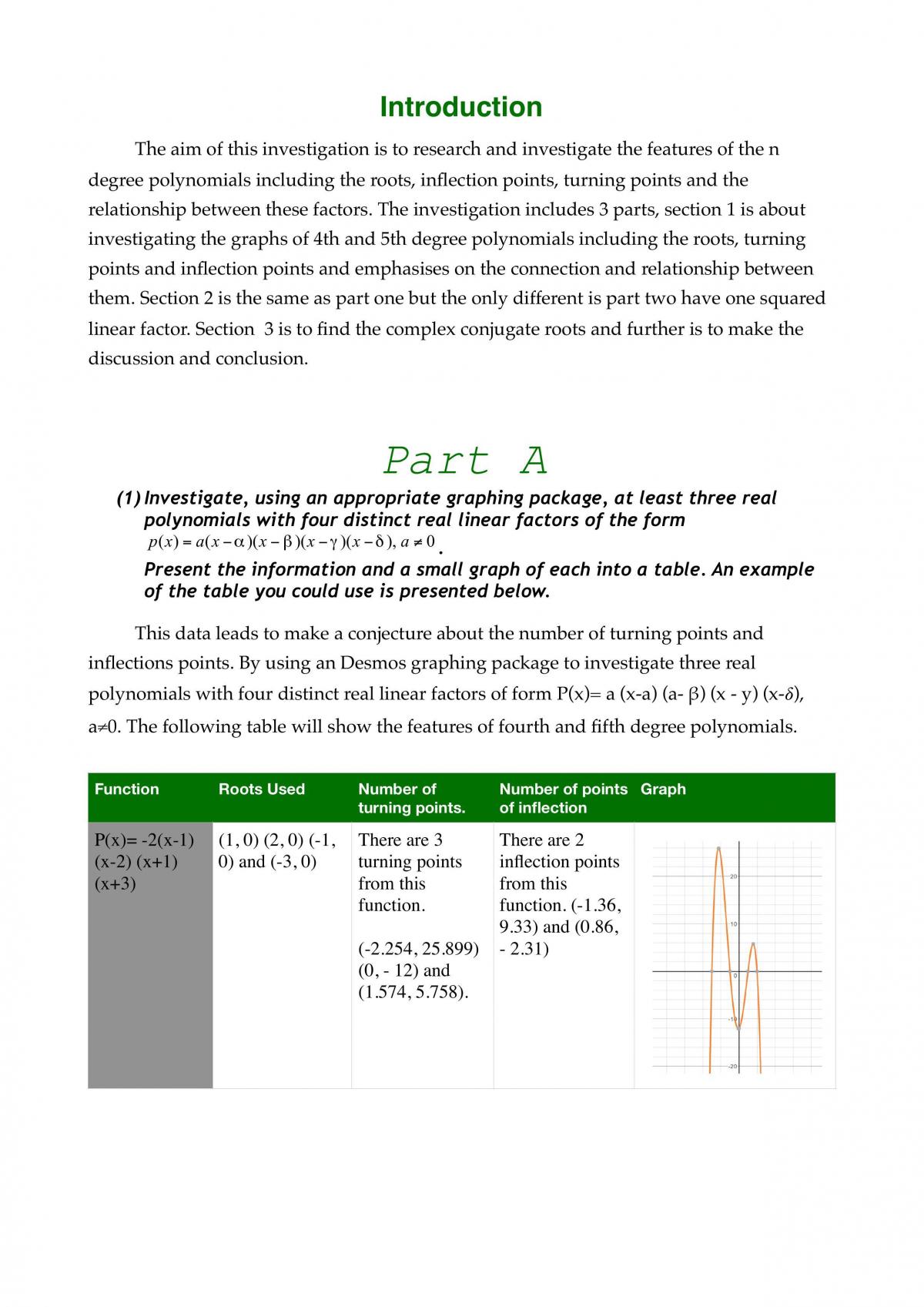 Investigating Polynomials - Page 2