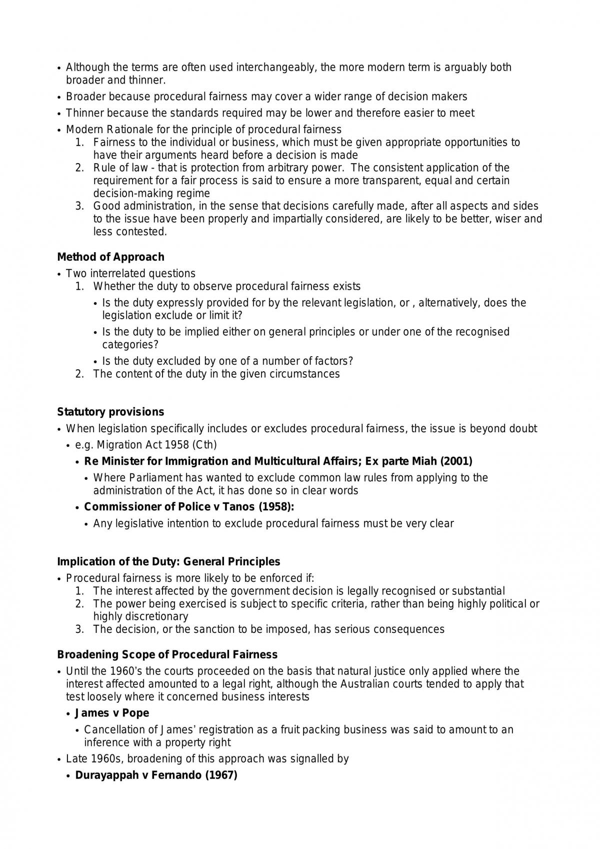 Final Administrative Law Exam Notes - Comprehensive | LAWS 3081 ...