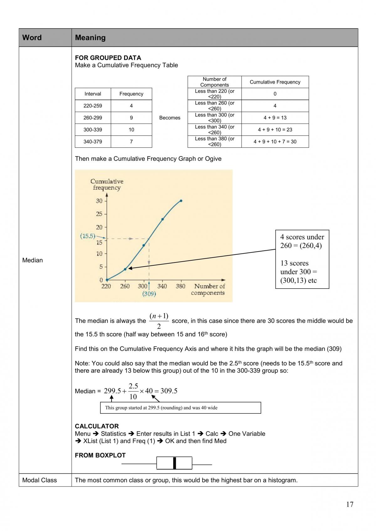 Data & Statistics Notes - Page 17