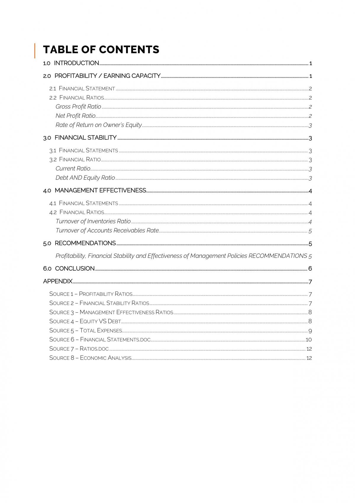 Analysis Of Financial Reports - Page 2