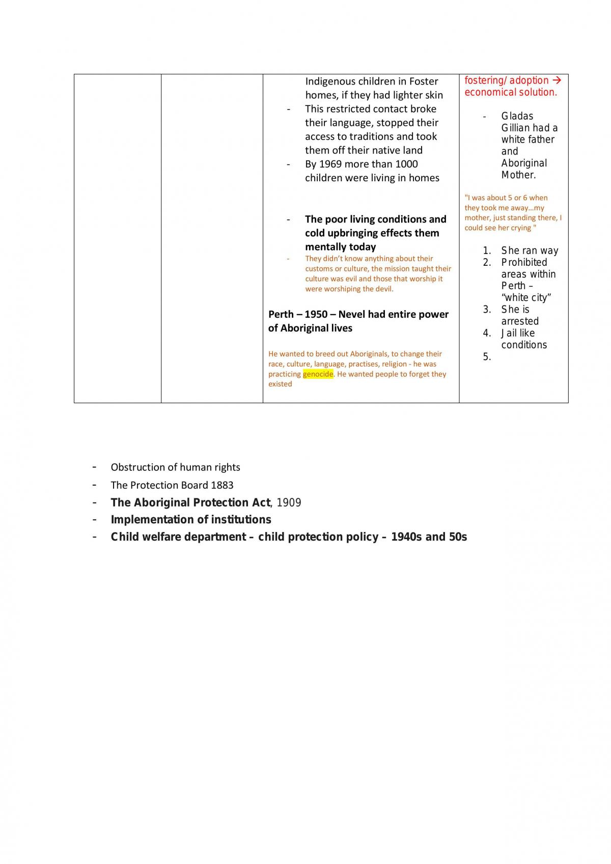 Prelim Aboriginal Studies Notes  - Page 27