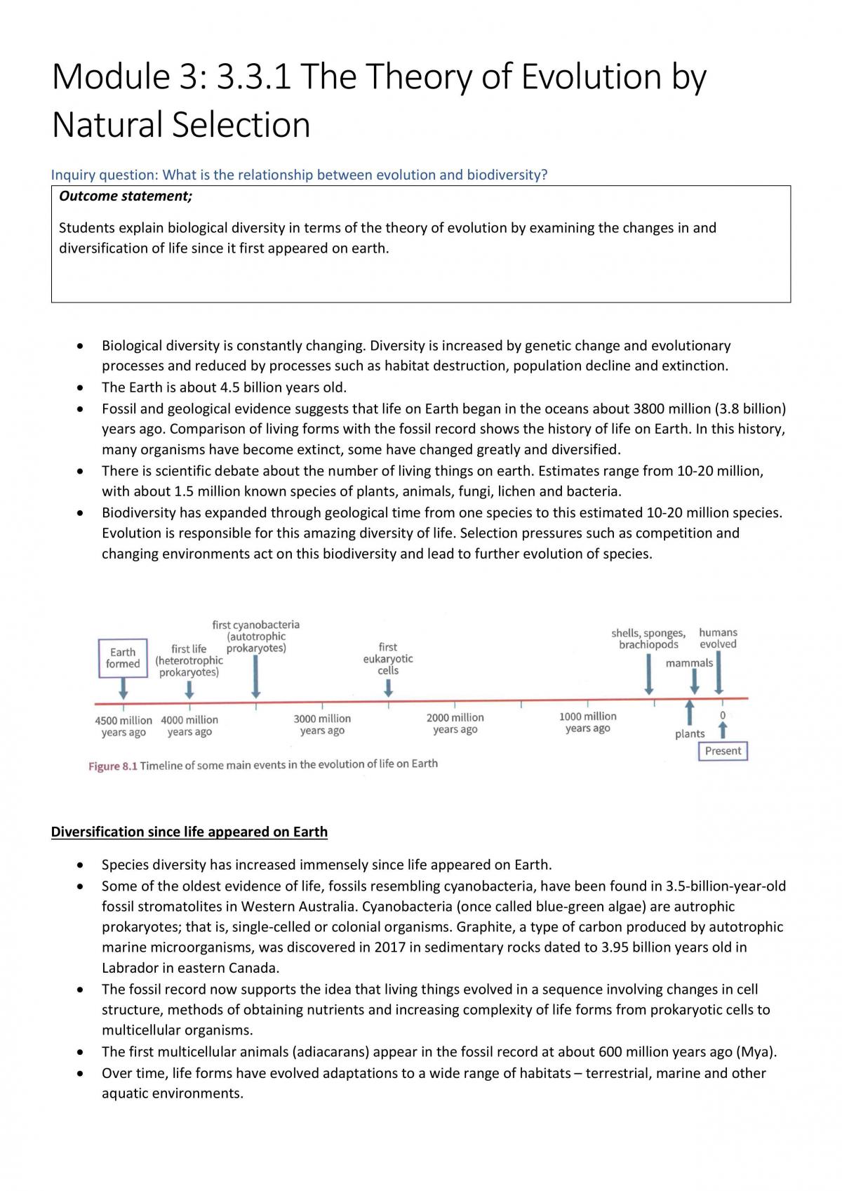 Biology Module 3 Notes - Page 19