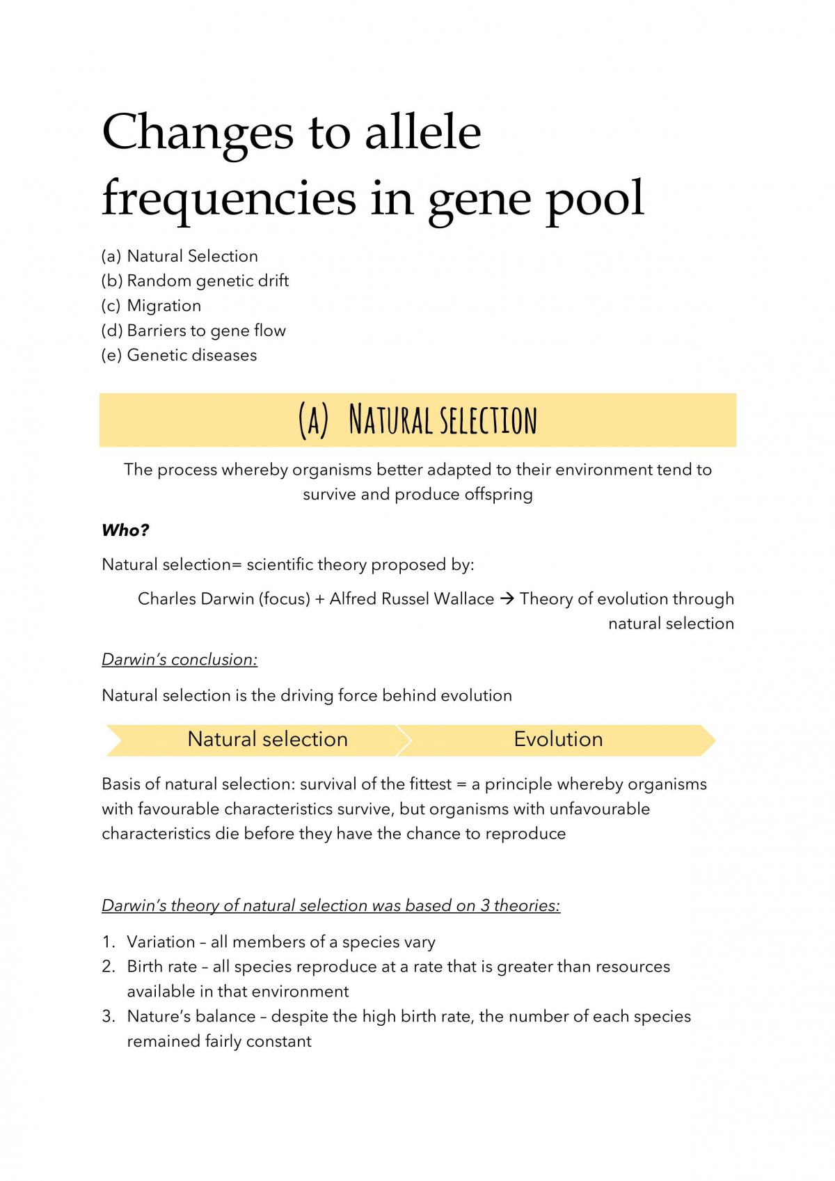 Evolutionary Mechanisms - Page 2