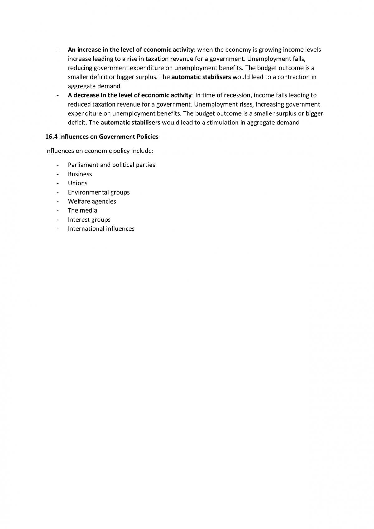 Year 11 - Economics Study Notes - Page 42