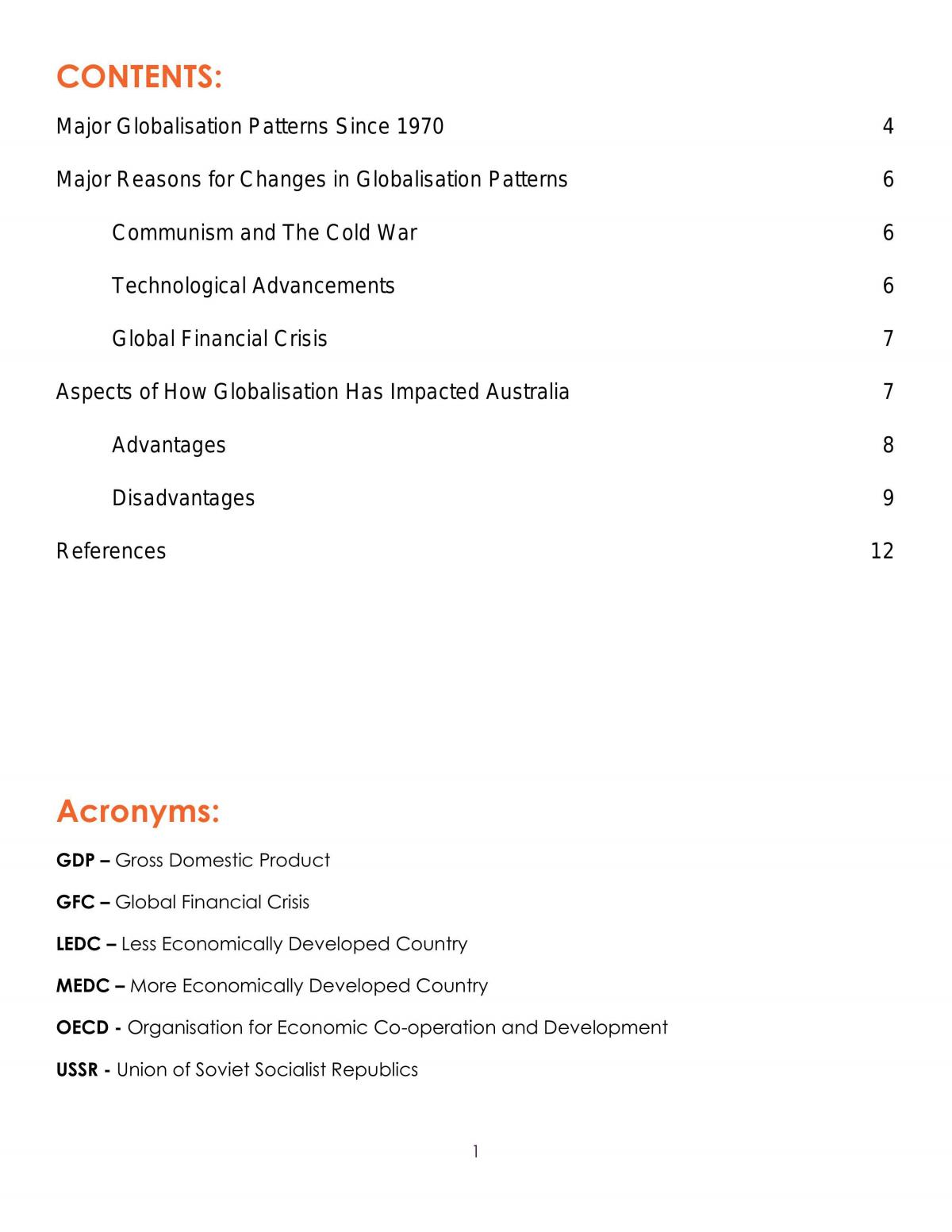 Globalisation Report - Page 2