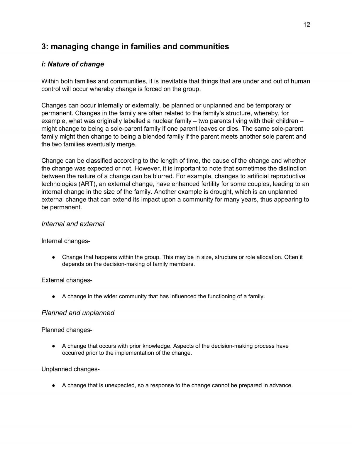Community and Family Studies: Families and Communities - Page 12