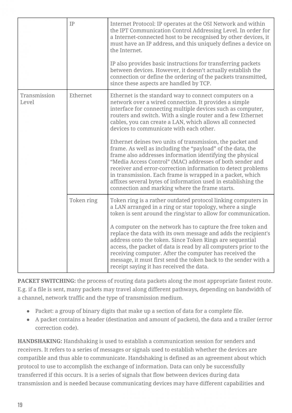 HSC Full Course IPT Notes - Page 20