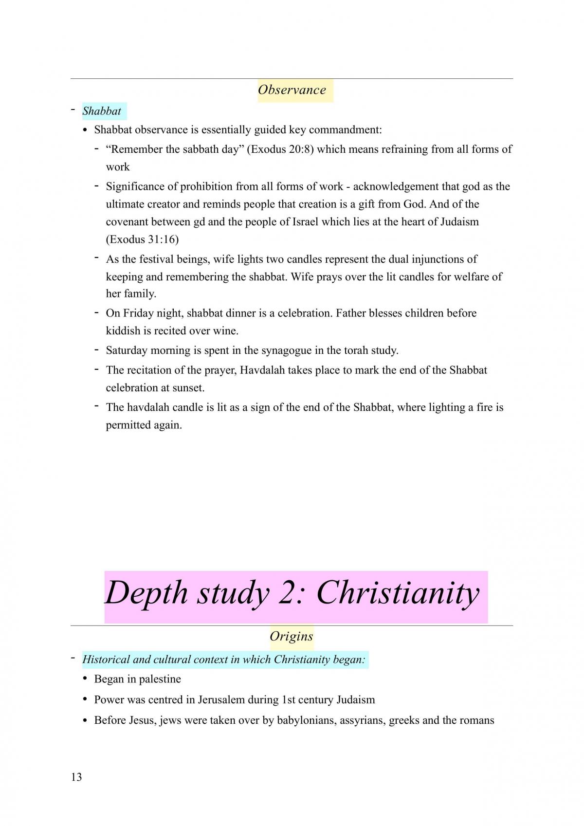 All topics for Studies of Religion 2 - Page 13