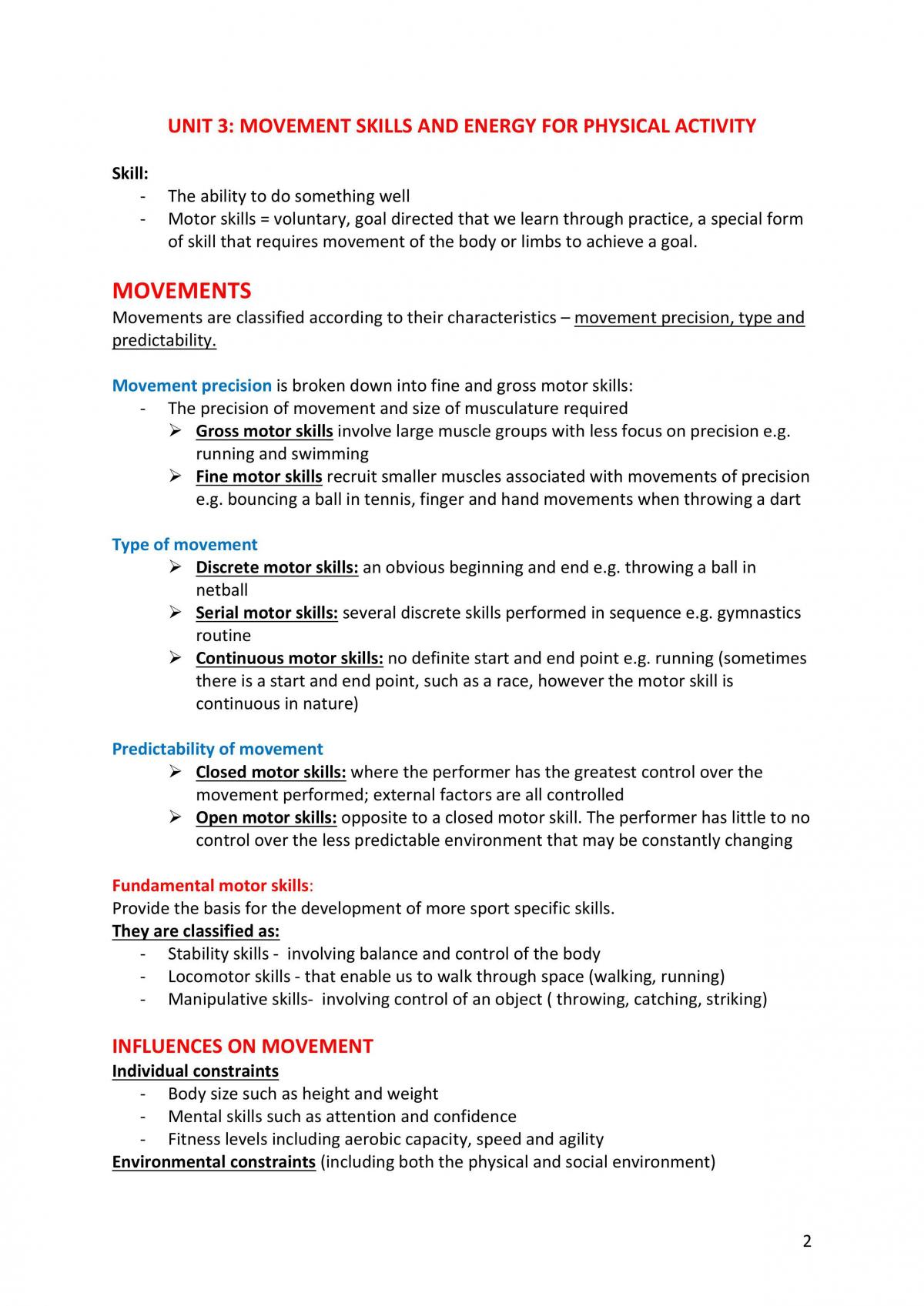 PE 3/4 Exam Notes - Page 2